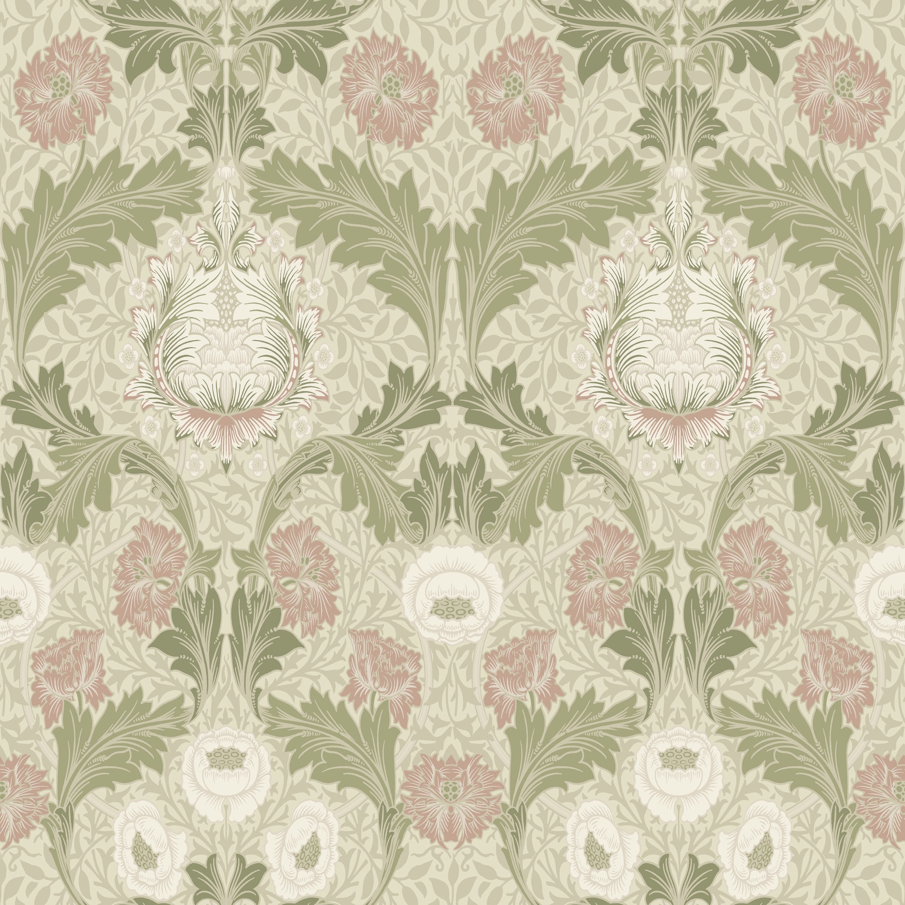 A-Street Prints Hidden Treasures 2 57.5-sq ft Mauve Non-woven Floral Unpasted Wallpaper