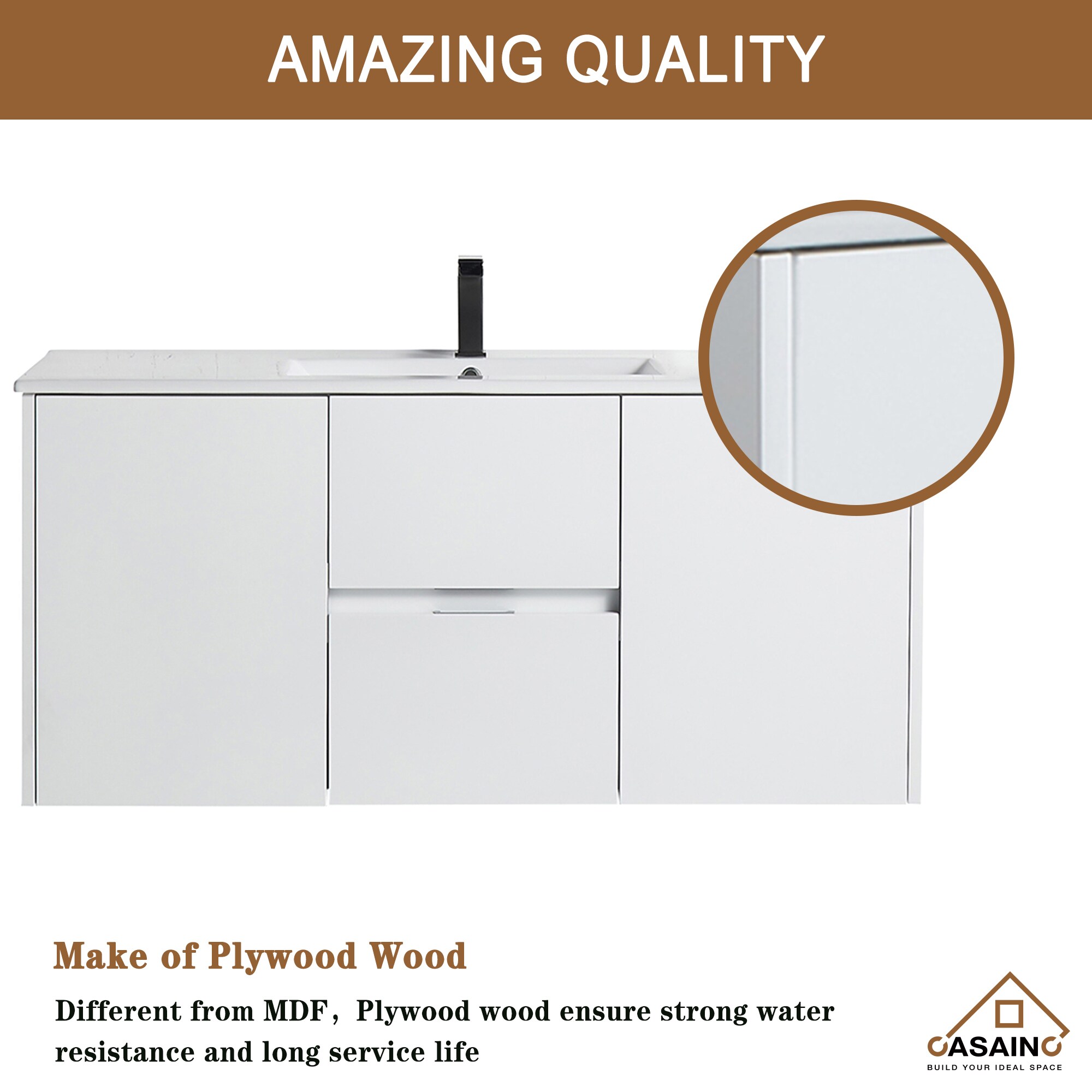 CASAINC JMJ-BCB2024-BRE Bath-Vanity-Combo - View #5