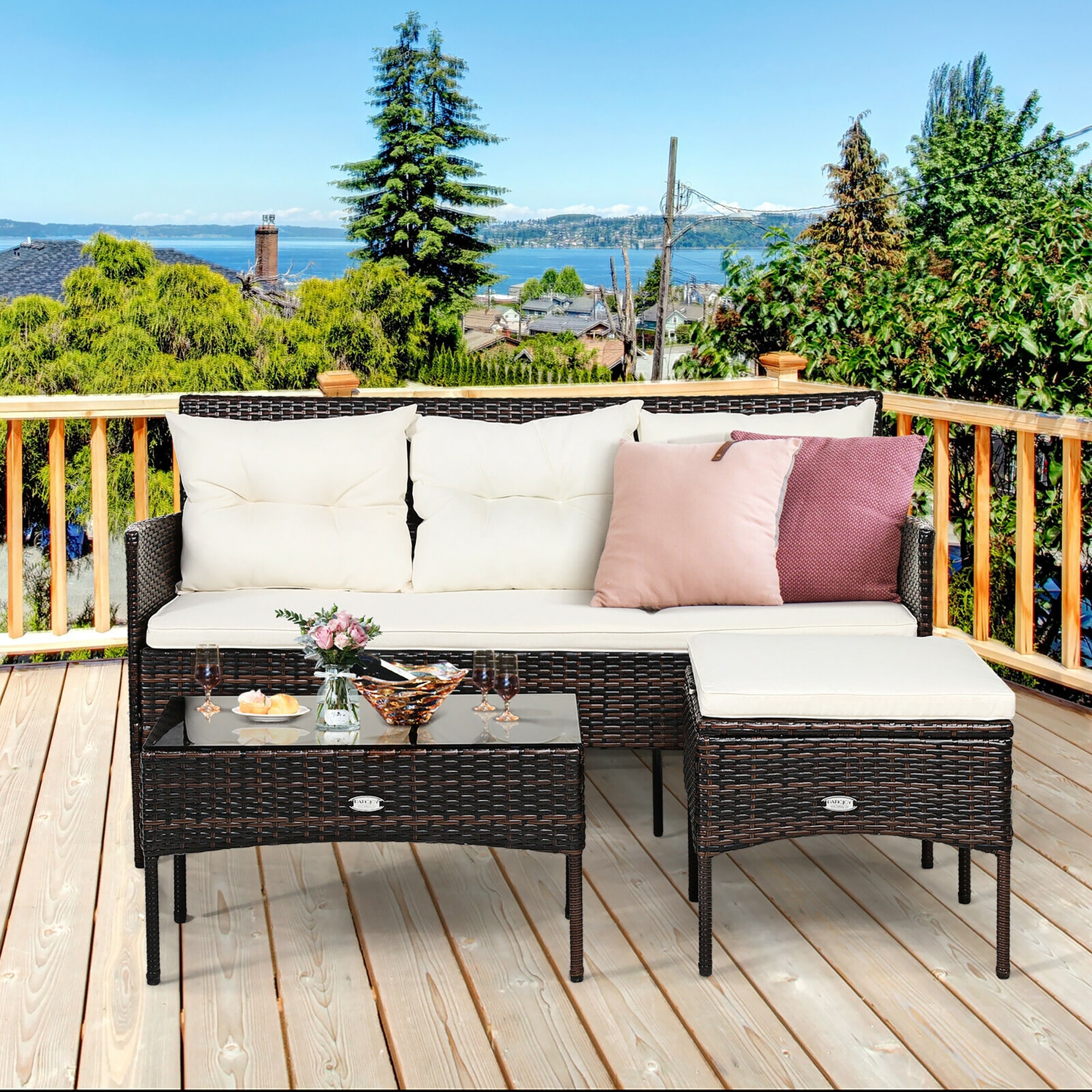 BABOOM BOM-14WH-CO Patio-Conversation-Sets - View #11