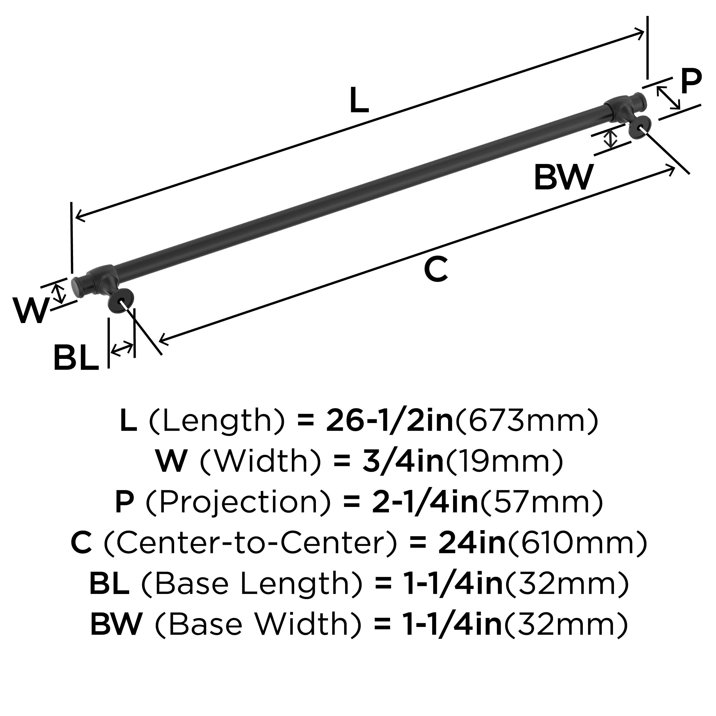 Amerock BP54067FB Cabinet-Pulls - View #5