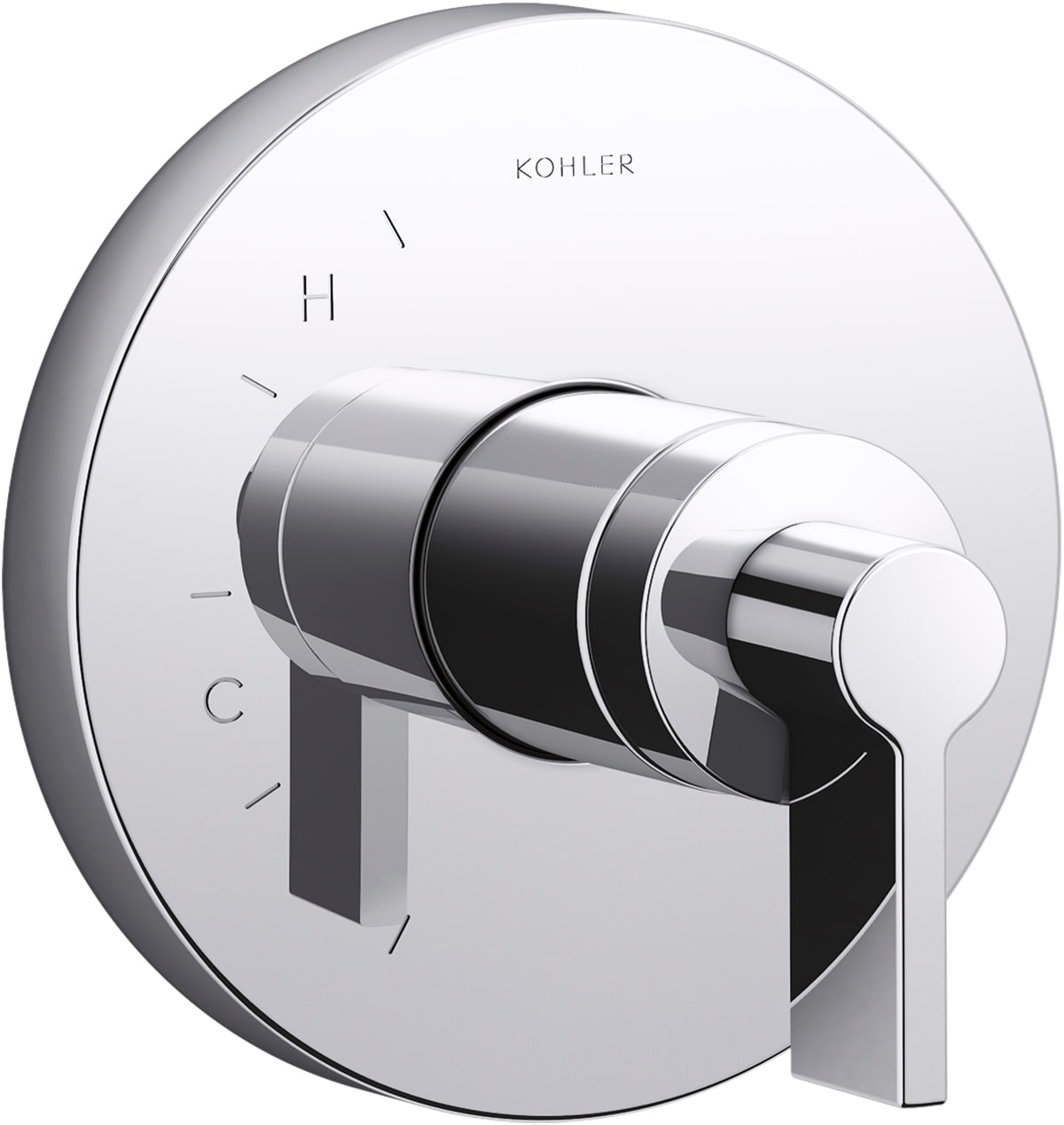 KOHLER K-TS78015-4-CP Polished Chrome Lever Shower Faucet Handle
