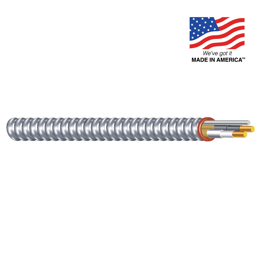 Southwire Armorlite 250-ft 12 / 2 Solid Aluminum Ac Cable the Armored Cable department at Lowes.com