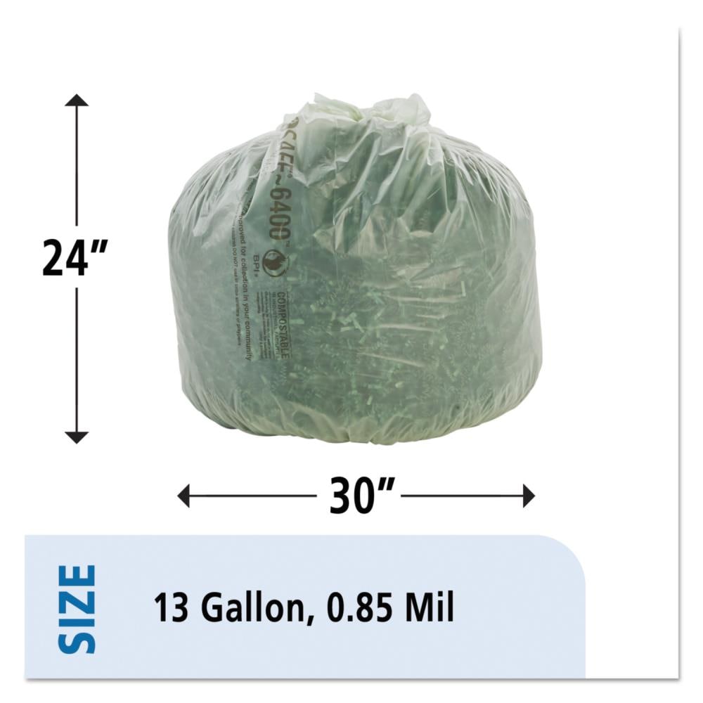 BioBag BioBag Houston Compostable Lawn and Leaf 35-Gallons Green Outdoor  Plastic Lawn and Leaf Trash Bag (10-Count) in the Trash Bags department at