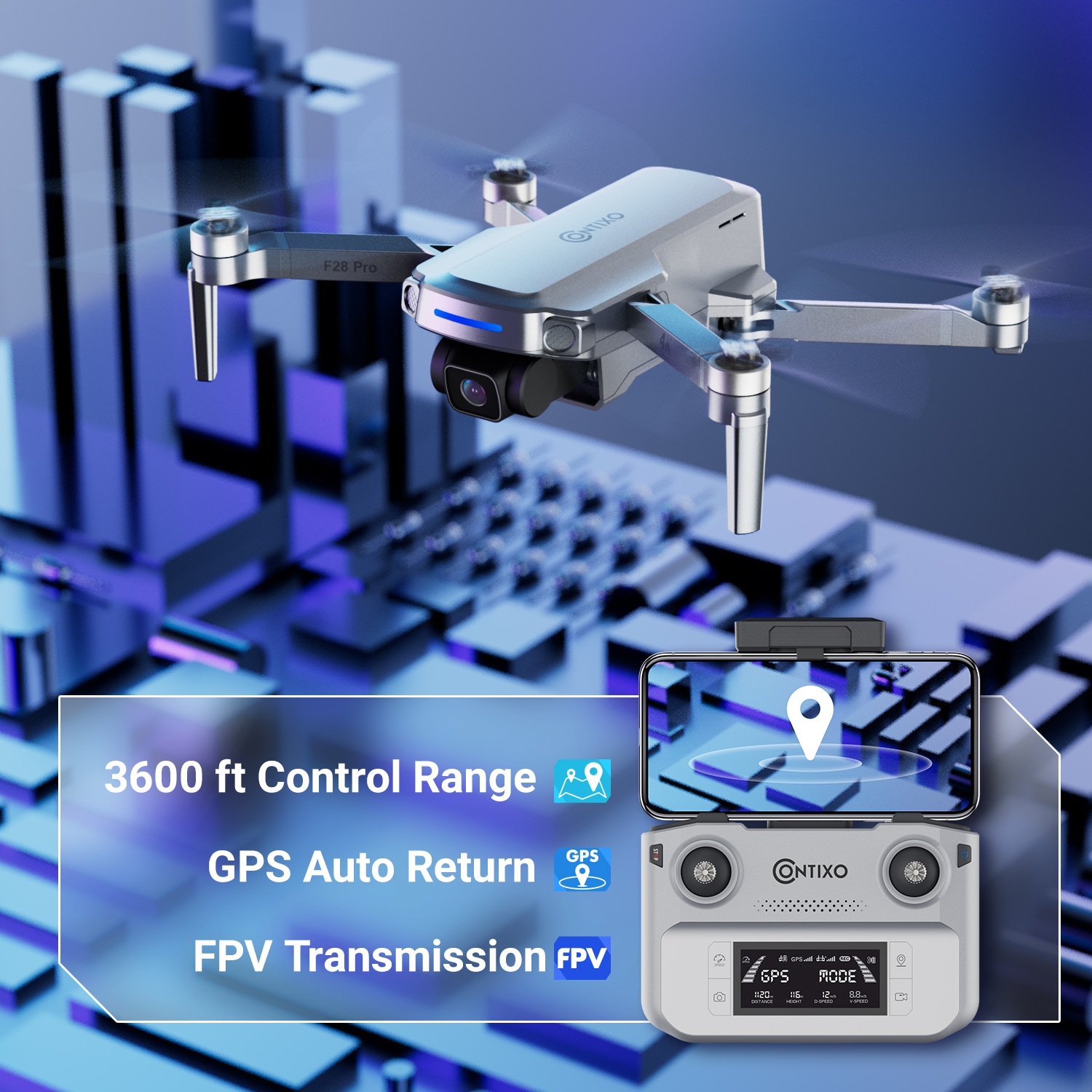 Contixo F28-PRO drones - View #4