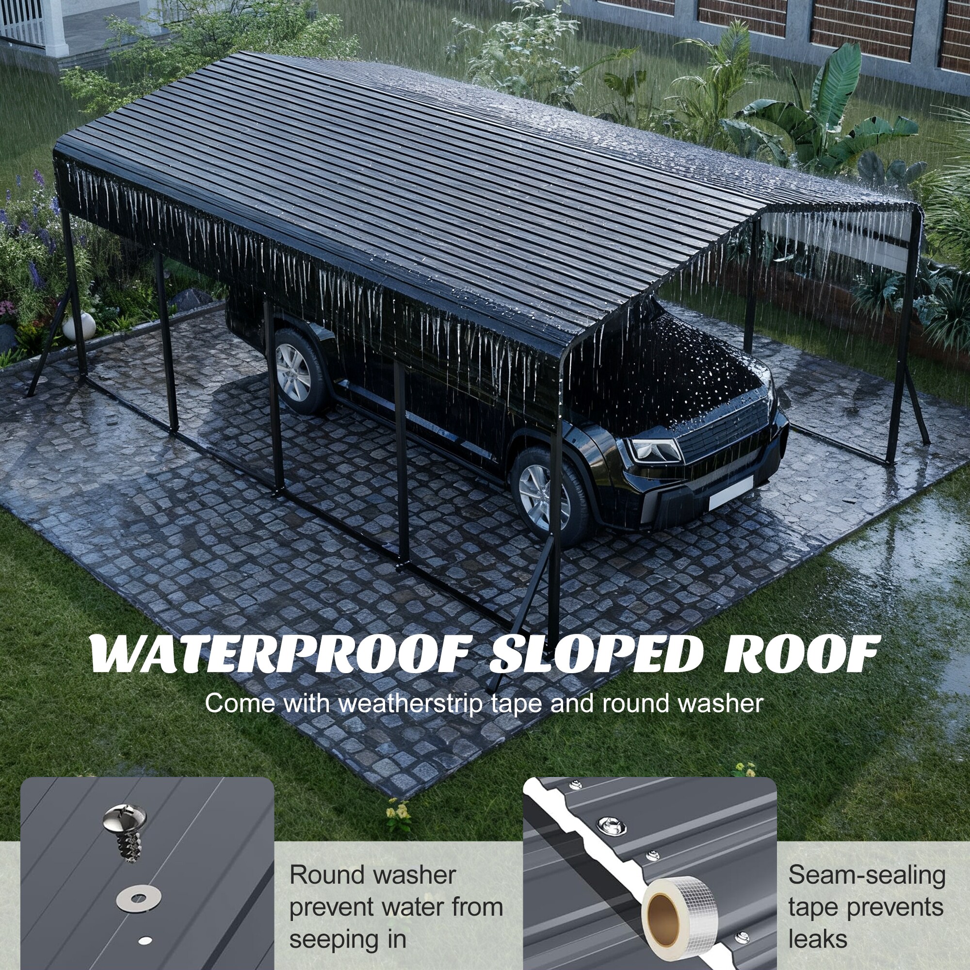 Anysun 717974542268 Carport-Covers - View #12