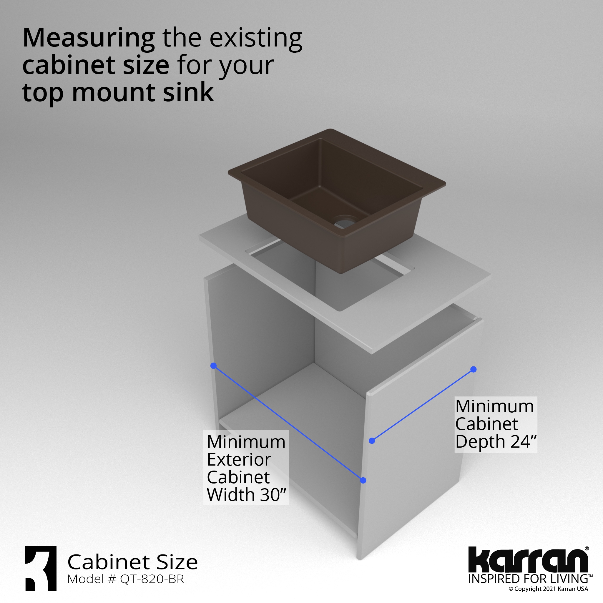 Karran QT-820-BR-PK1 Kitchen-Sinks - View #11