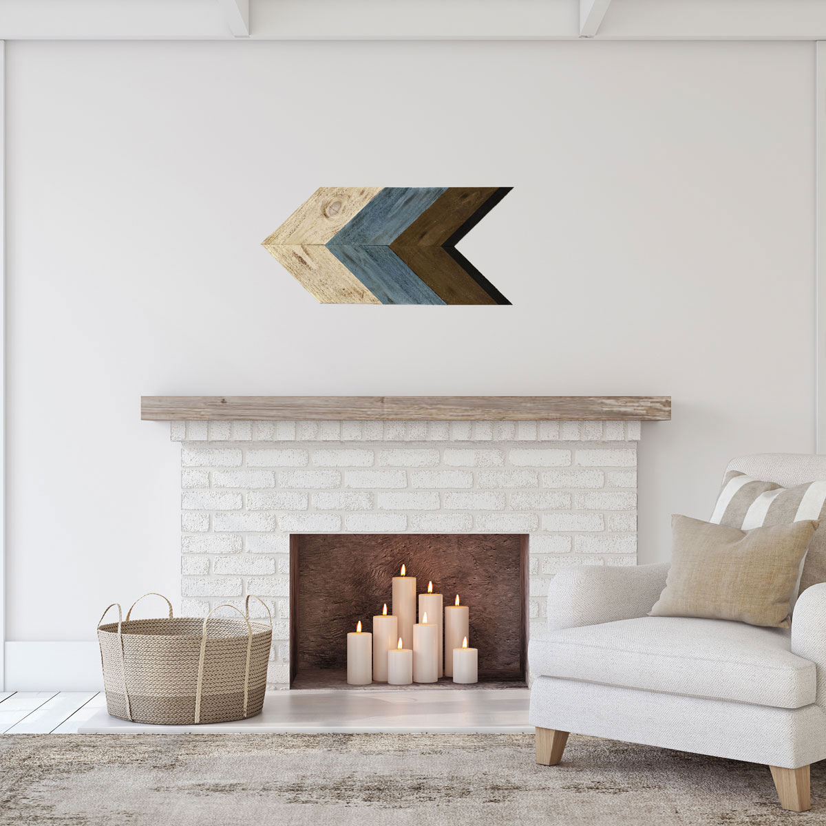 Ekena Millwork DECR11X12X075CHVWH Wall-Accents - View #10