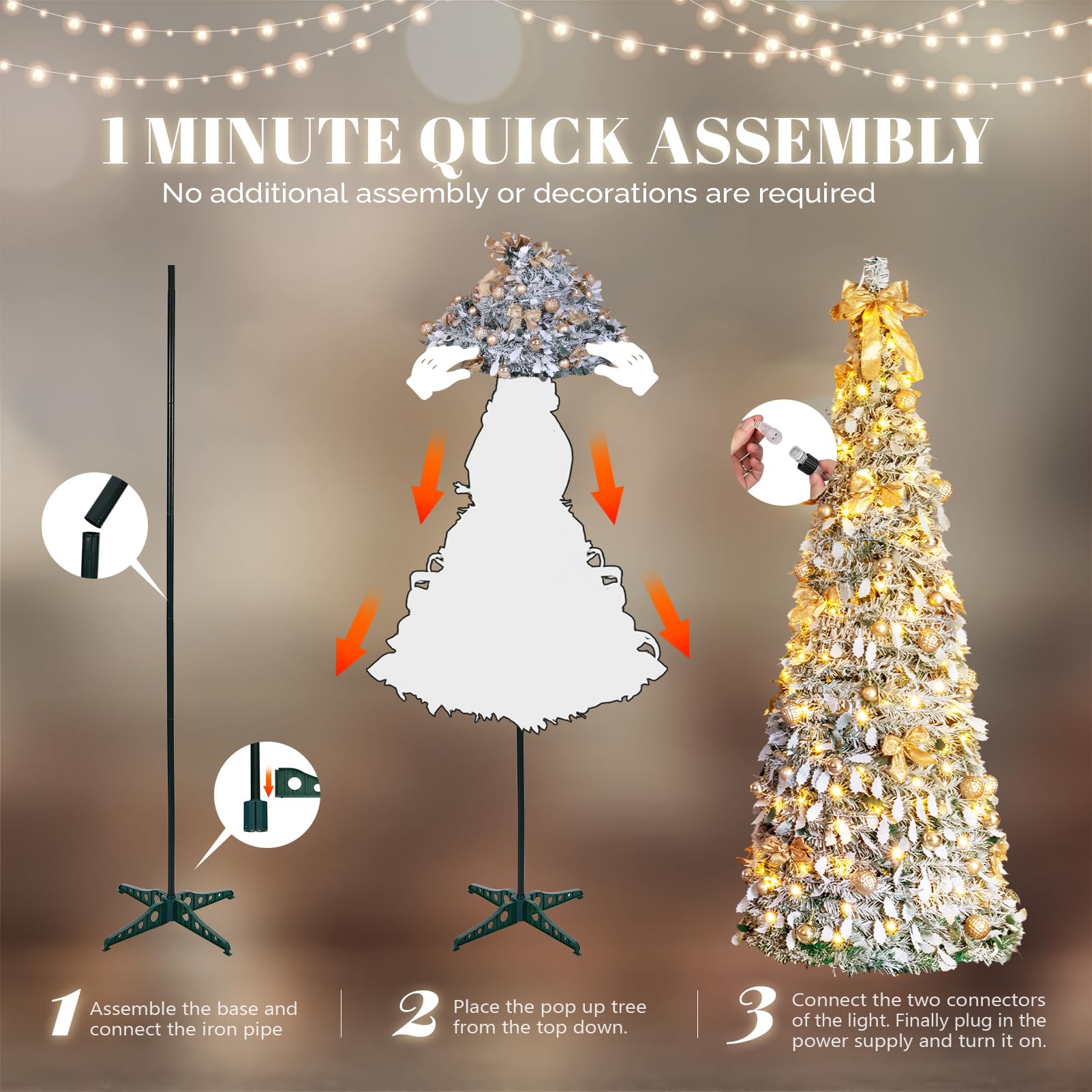 VINGLI G61000502 Artificial-Christmas-Trees - View #3