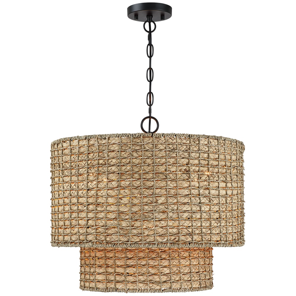 Metal & Jute Hanging Bell Cluster - Canvas n' Decor USA