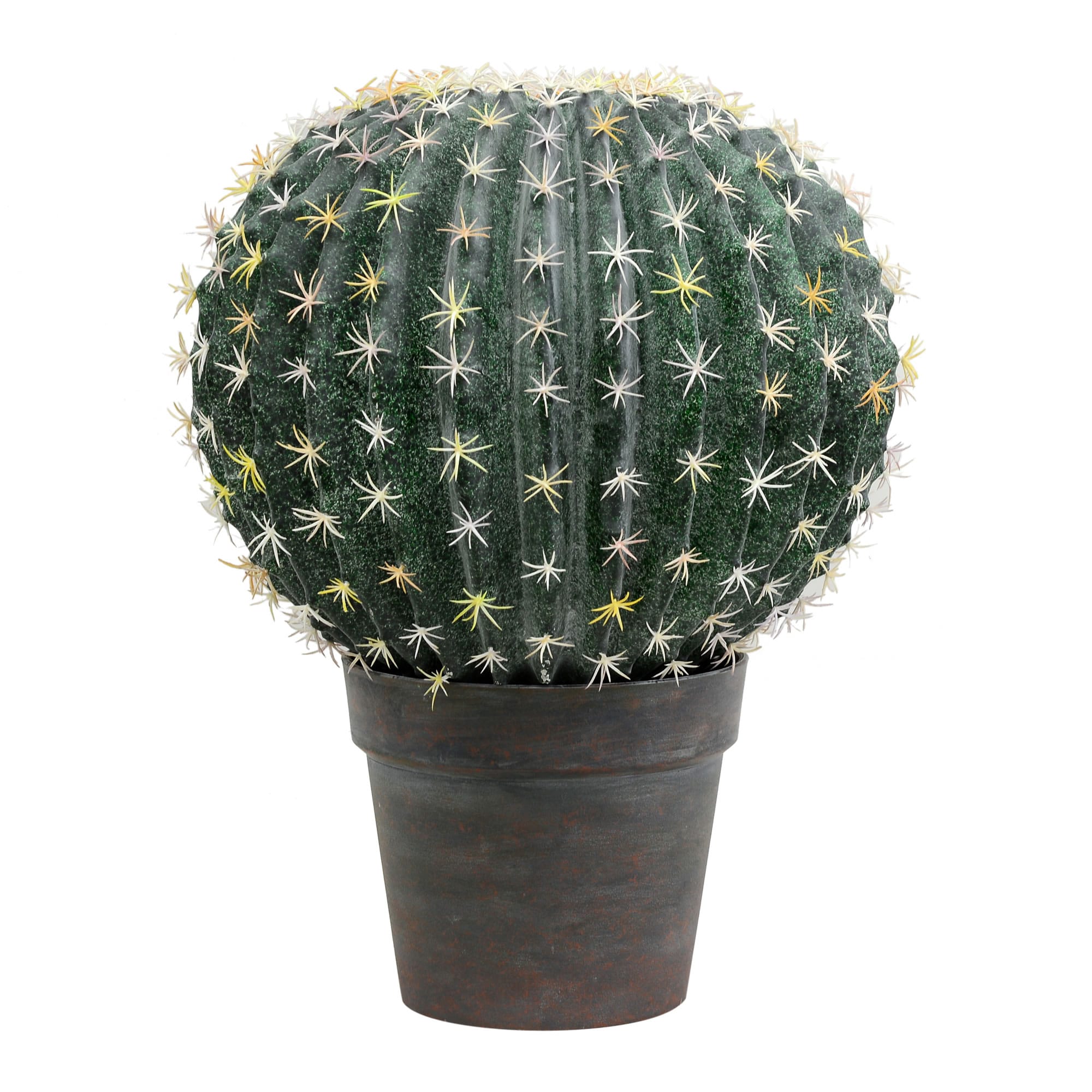 Vickerman FE180102 11-in Green Indoor Succulent Artificial Plant
