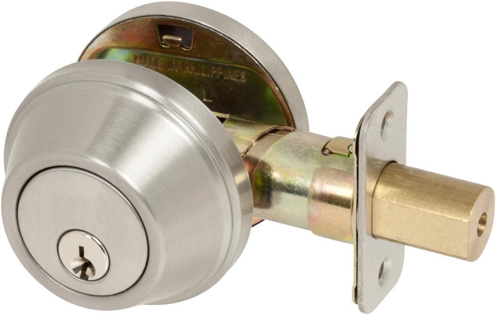 Delaney Hardware D31002 Delaney Deadbolt Stainless Steel Single Cylinder Deadbolt