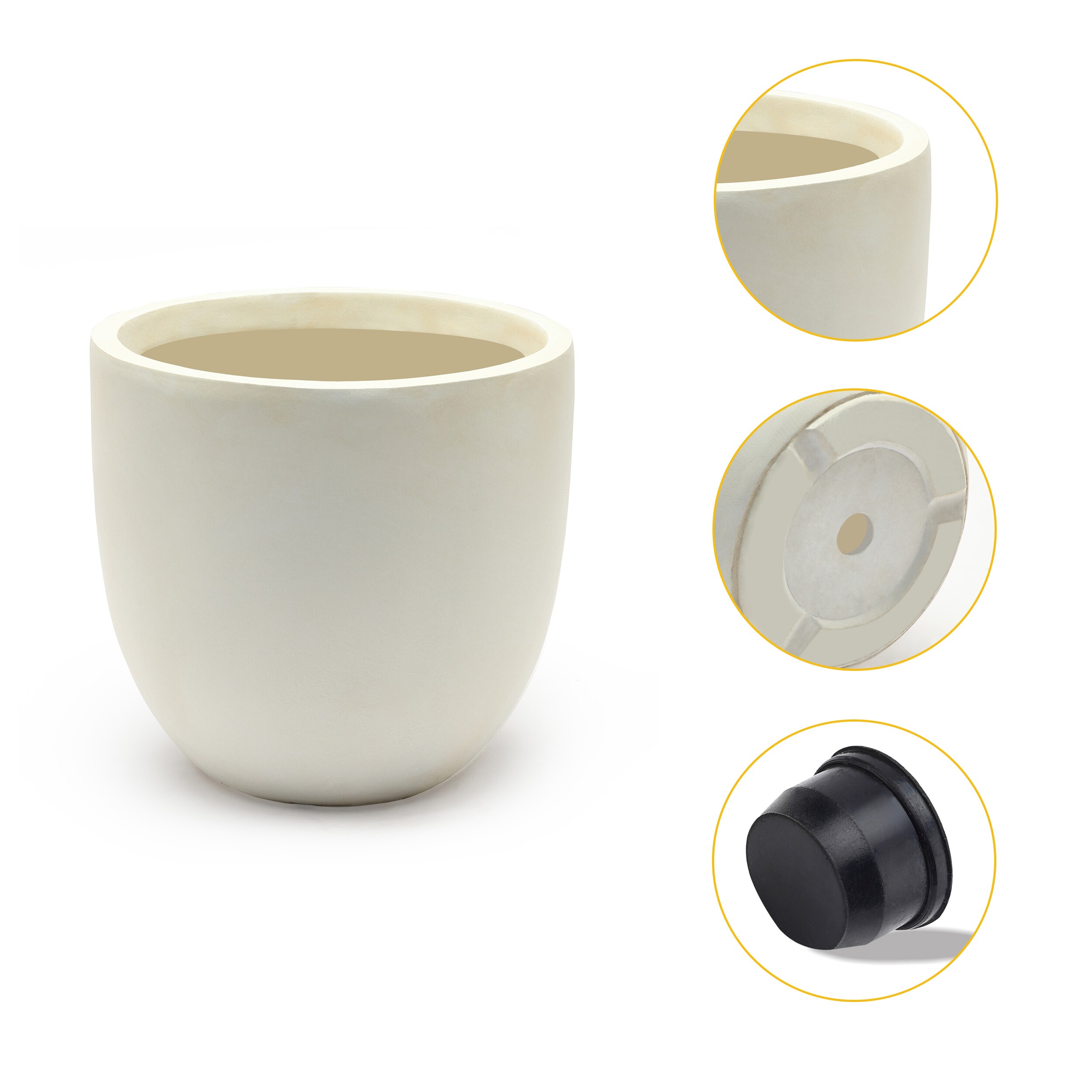 LuxenHome WH033-W Planter-Window-Box - View #13