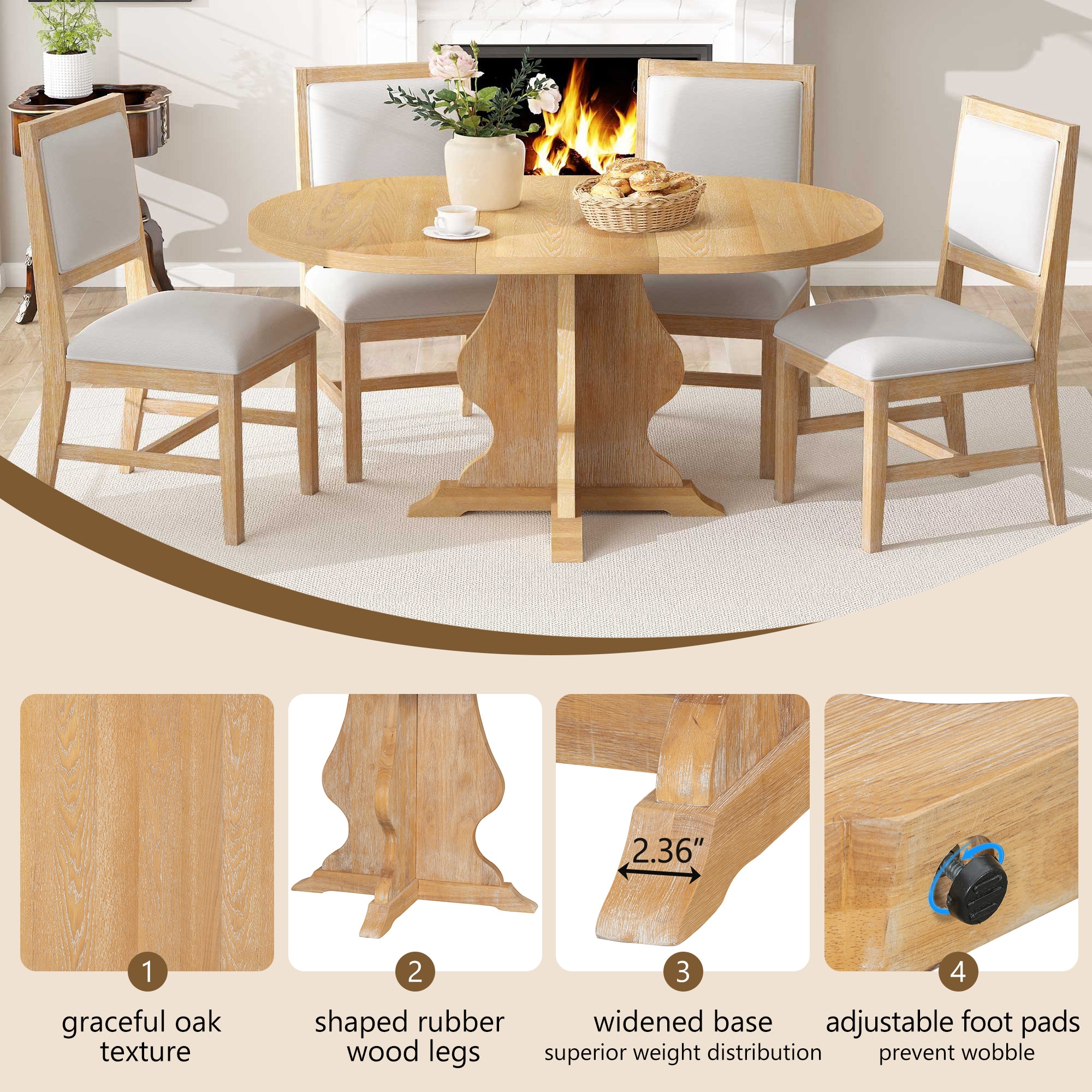 SINOFURN SYA010568BG Dining-Sets - View #8