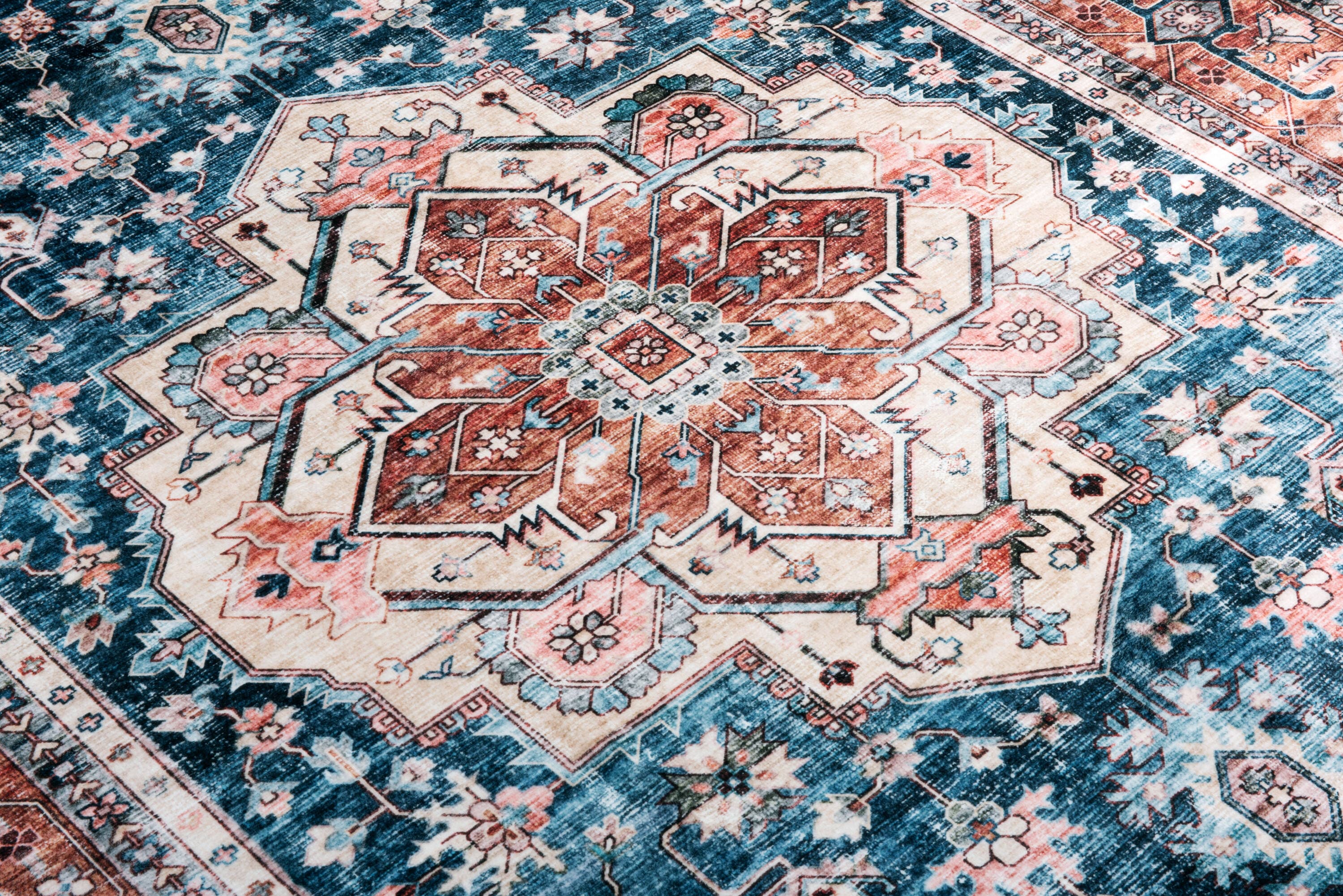 World Rug Gallery 7018BLUE5X7 rugs - View #9