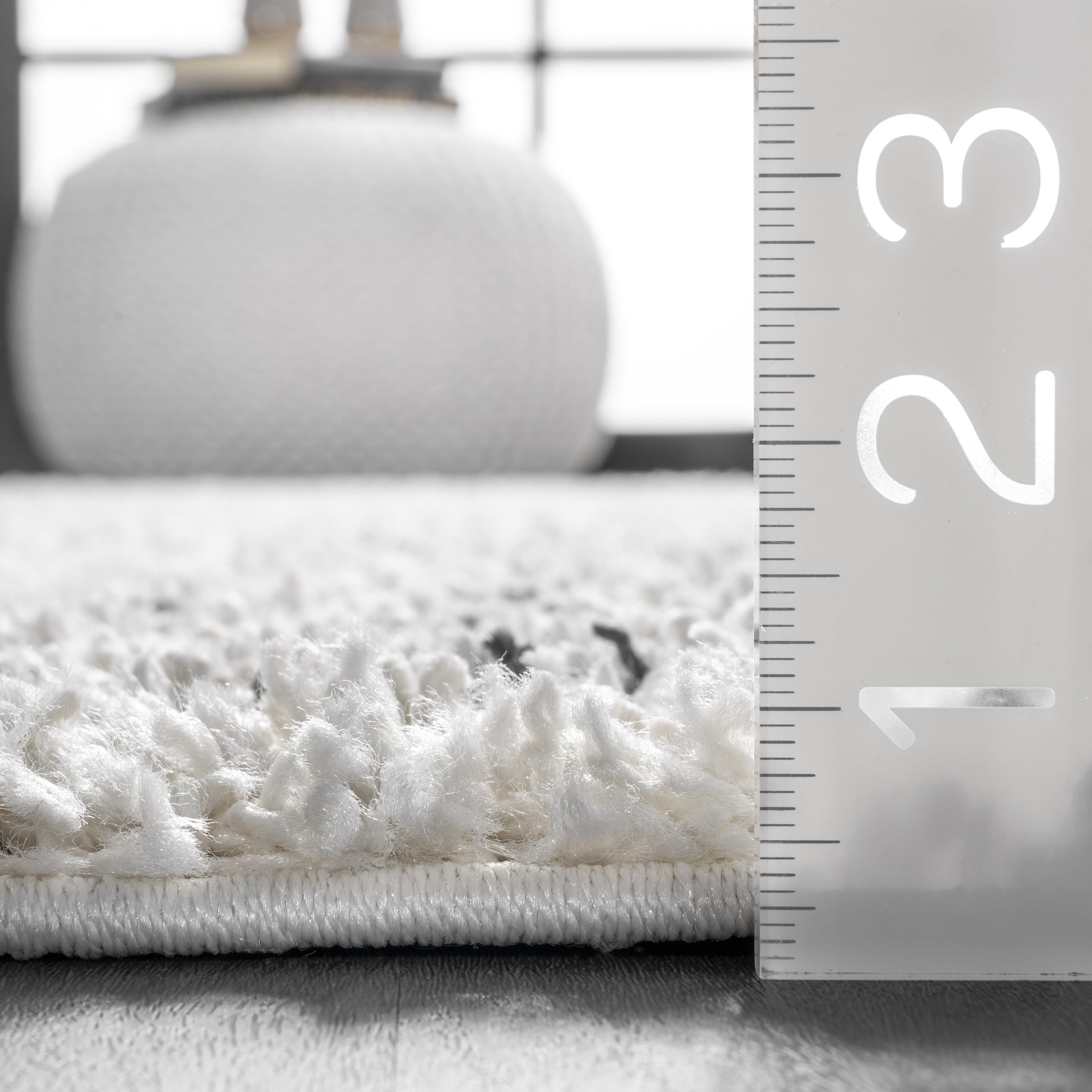 Off-White Braided Synthetic 3' x 5' Reversible Area Rug