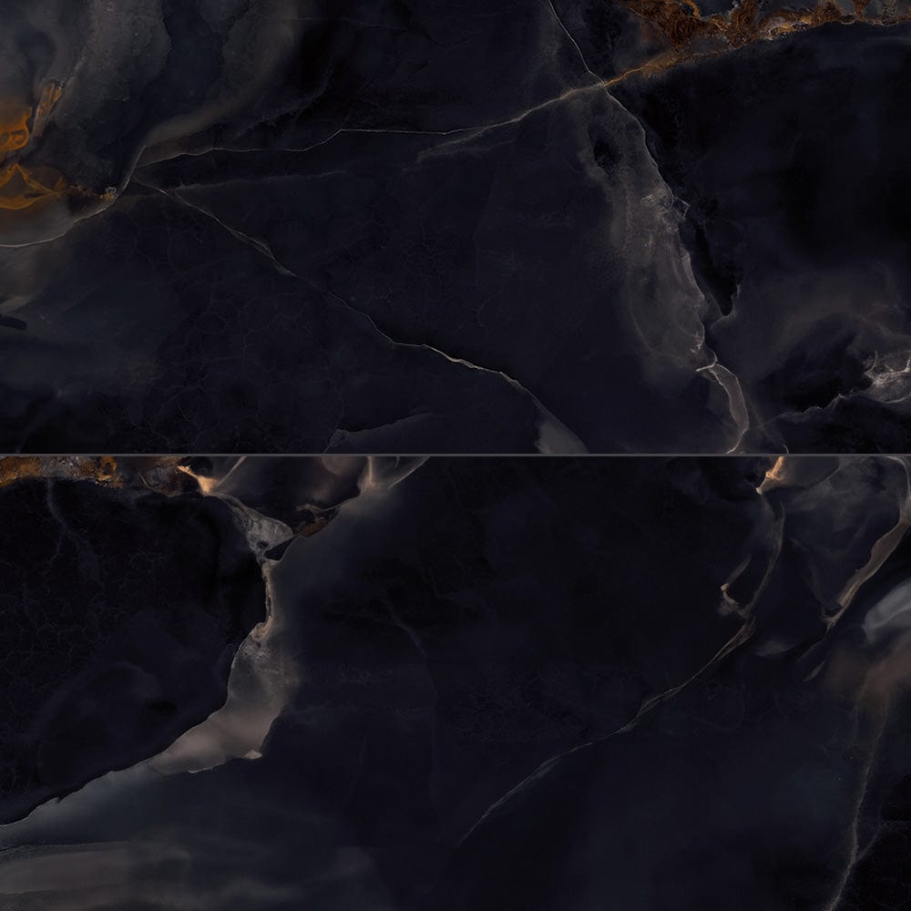 Tilefy Eclipse Onyx 24x48 Black Polished Tile