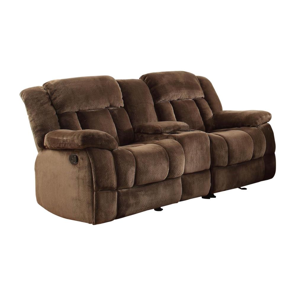 Homelegance Laurelton 79-in Casual Chocolate Microfiber 2-seater ...