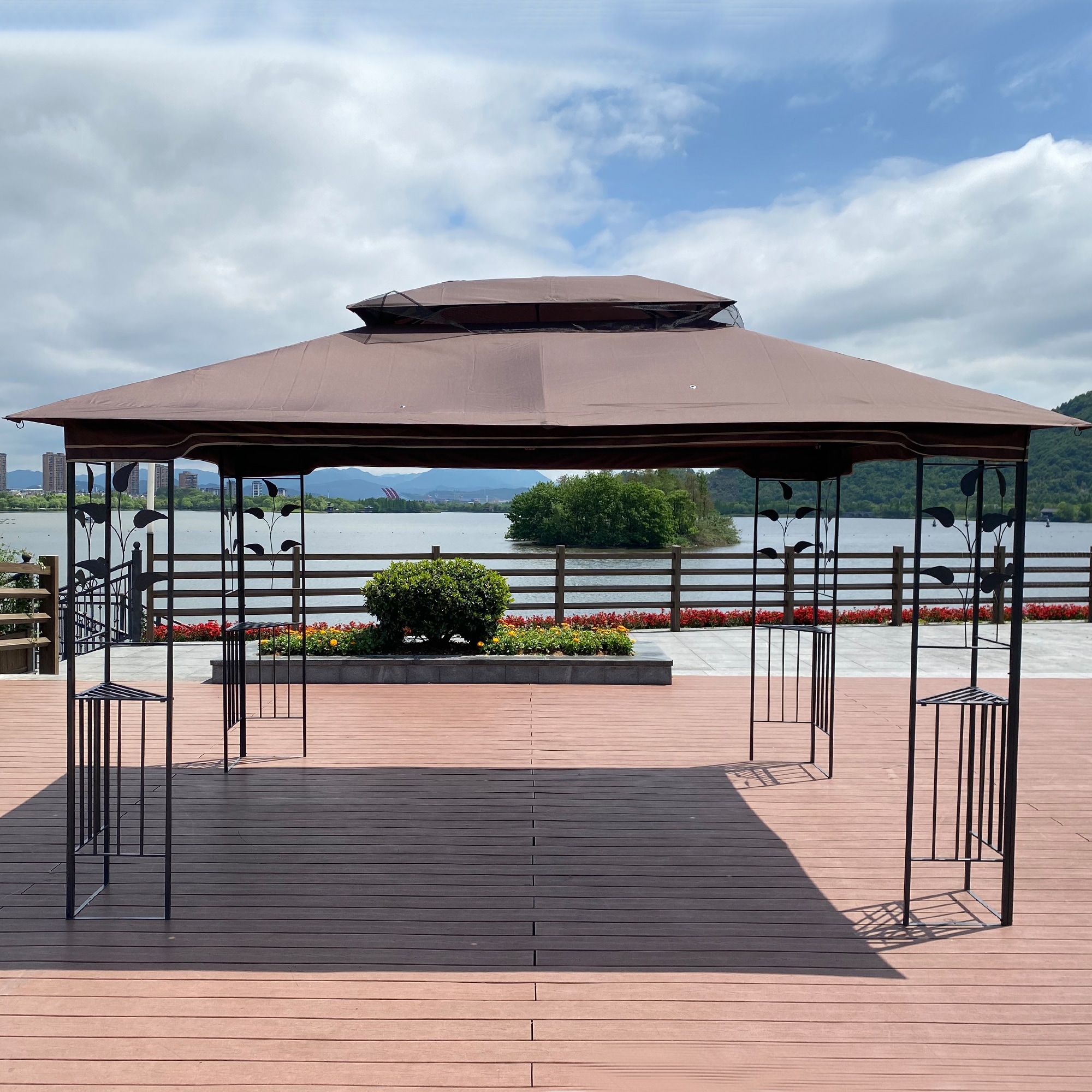 BABOOM BOM-2173ORBEIY Wood-Resin-Gazebos - View #6