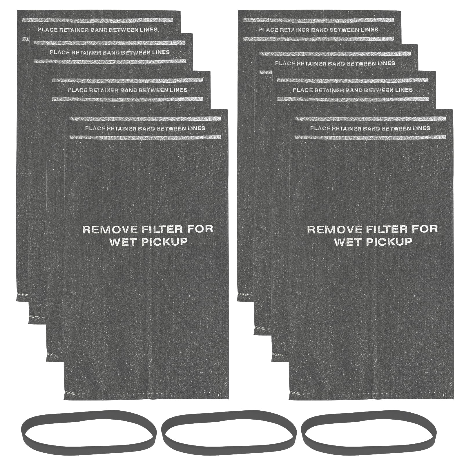 Oyezvary  8 Pack 38737 Dust Filter Bags Replacement for Craftsman 2 to 2 5 Gallon Wet Dry Vacuums and Powerhead Bucket Vac Part CMXZVBE38737 9
