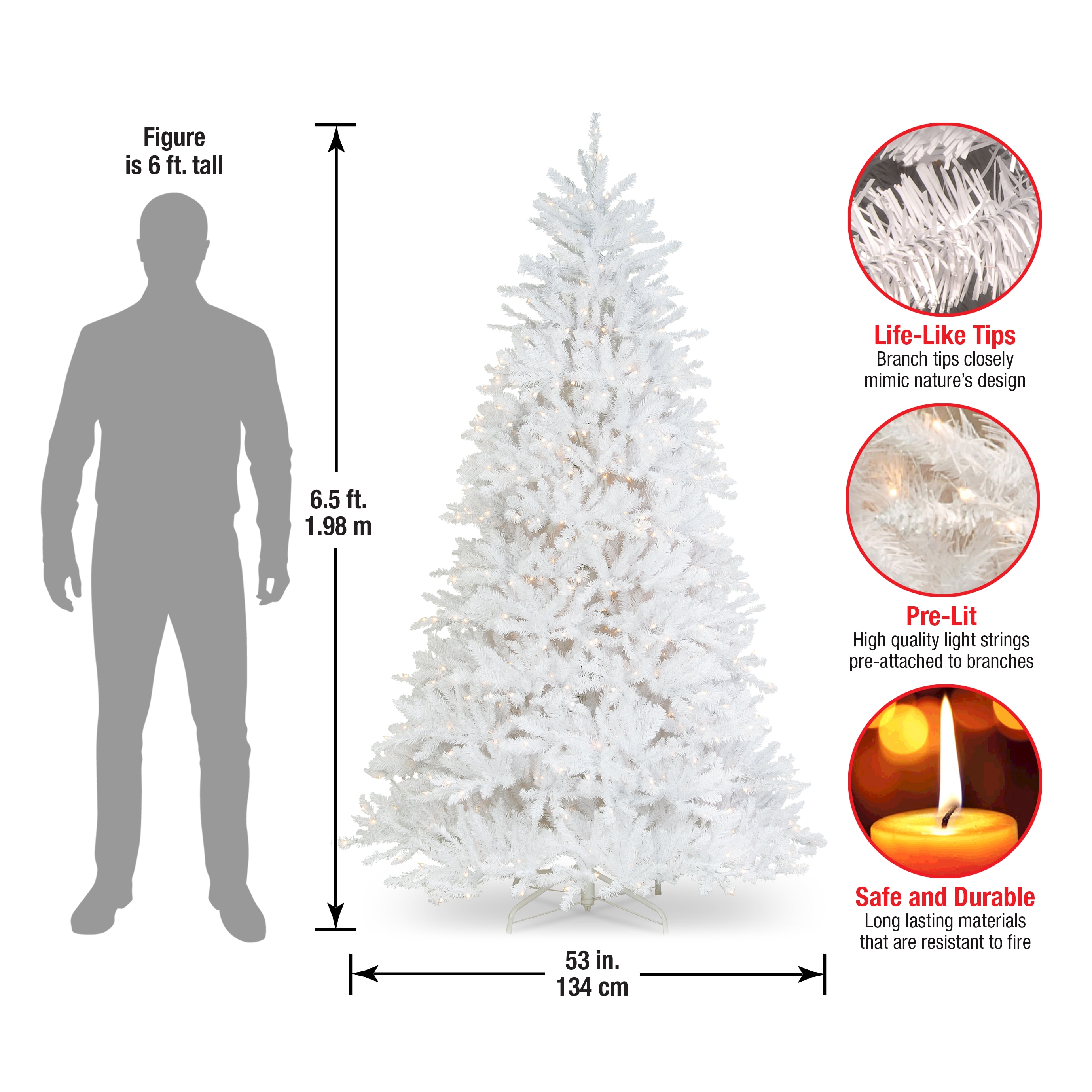 National Tree Company DUWH-65LO Artificial-Christmas-Trees - View #8