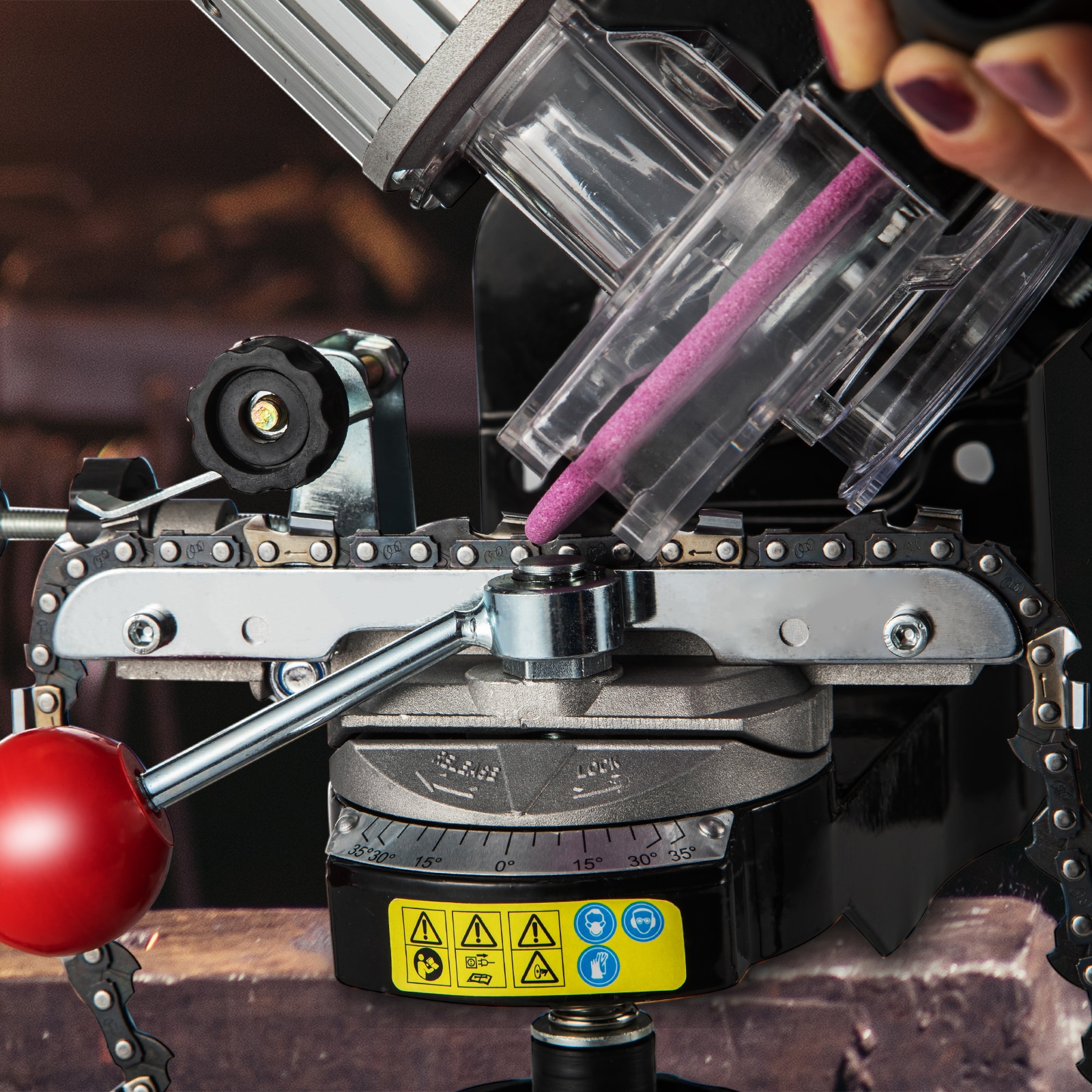 VEVOR Electric Chainsaw Sharpener, 230w Professional Multi-angle Adjustable Chain Grinder 3000-RPM, Electric Chainsaw Blade Sharpener For 1/4 To 2/5 Chains MLJ00000000000001V1 simolary.com 18 VEVOR Electric Chainsaw Sharpener, 230w Professional Multi-angle Adjustable Chain Grinder 3000-RPM, Electric Chainsaw Blade Sharpener For 1/4 To 2/5 Chains MLJ00000000000001V1 Simolary simolary.com 18