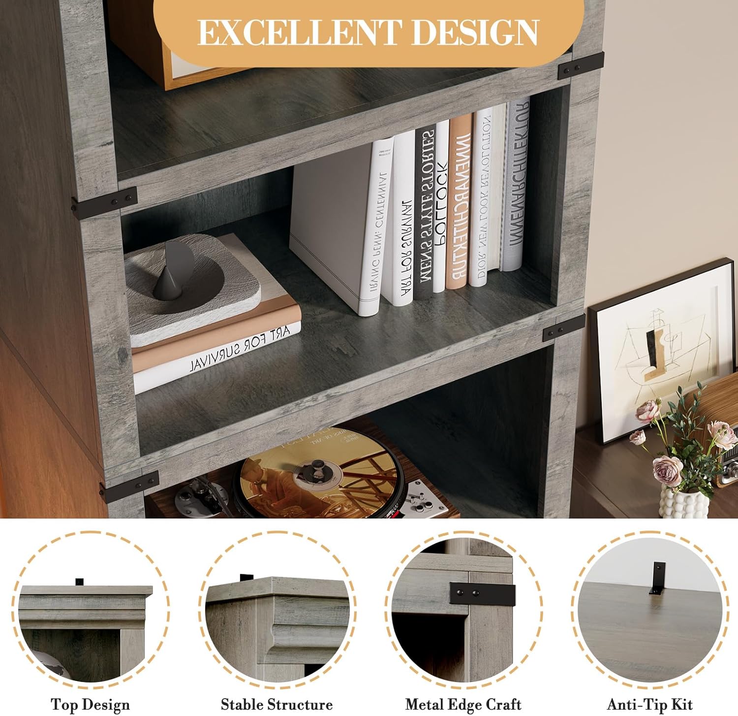 WhizMax ASDPHO0ZZP8O70 bookcases - View #5