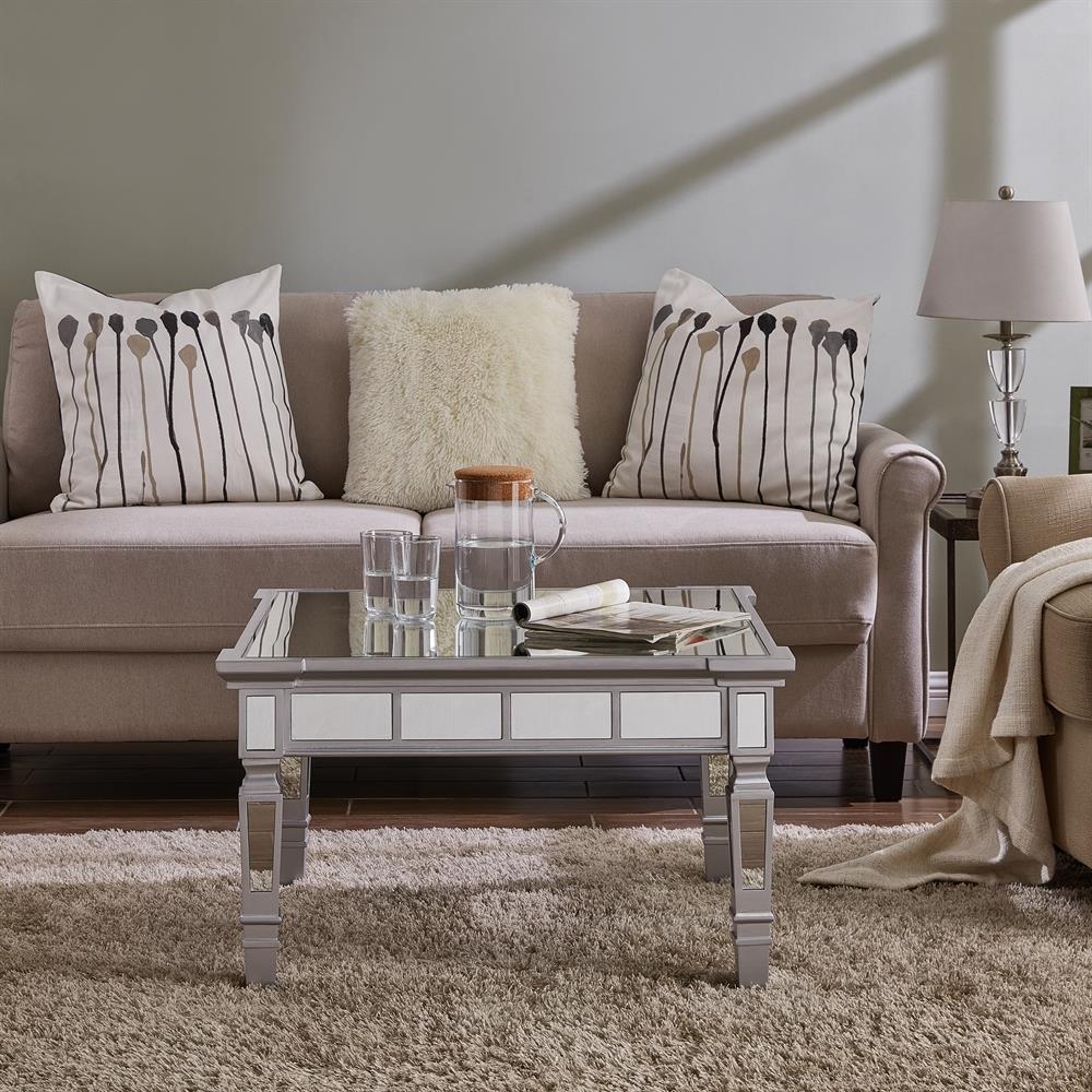 Boston Loft Furnishings Glalie Mirror Glam Coffee Table at Lowes.com