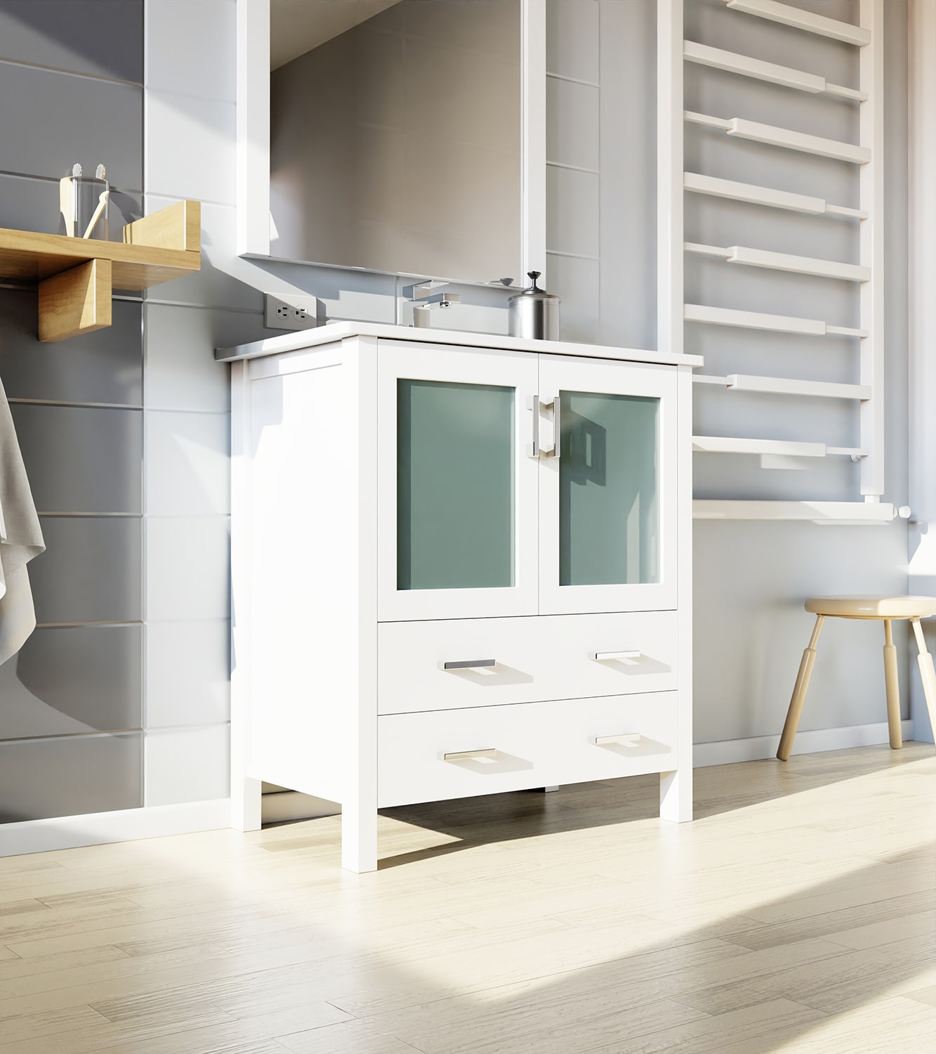 Lexora LV341830SAES000 Bath-Vanity-Combo - View #11