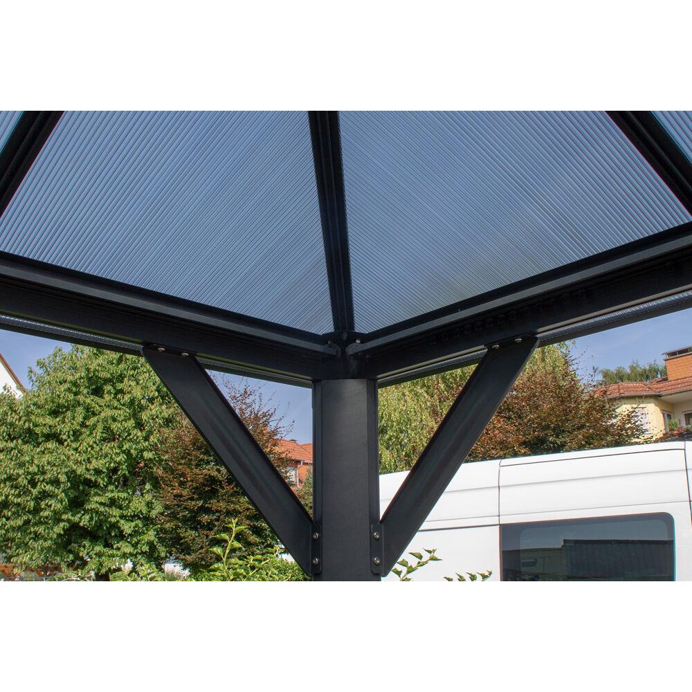 Hanover HANGAZ13X10-GRY Wood-Resin-Gazebos - View #10