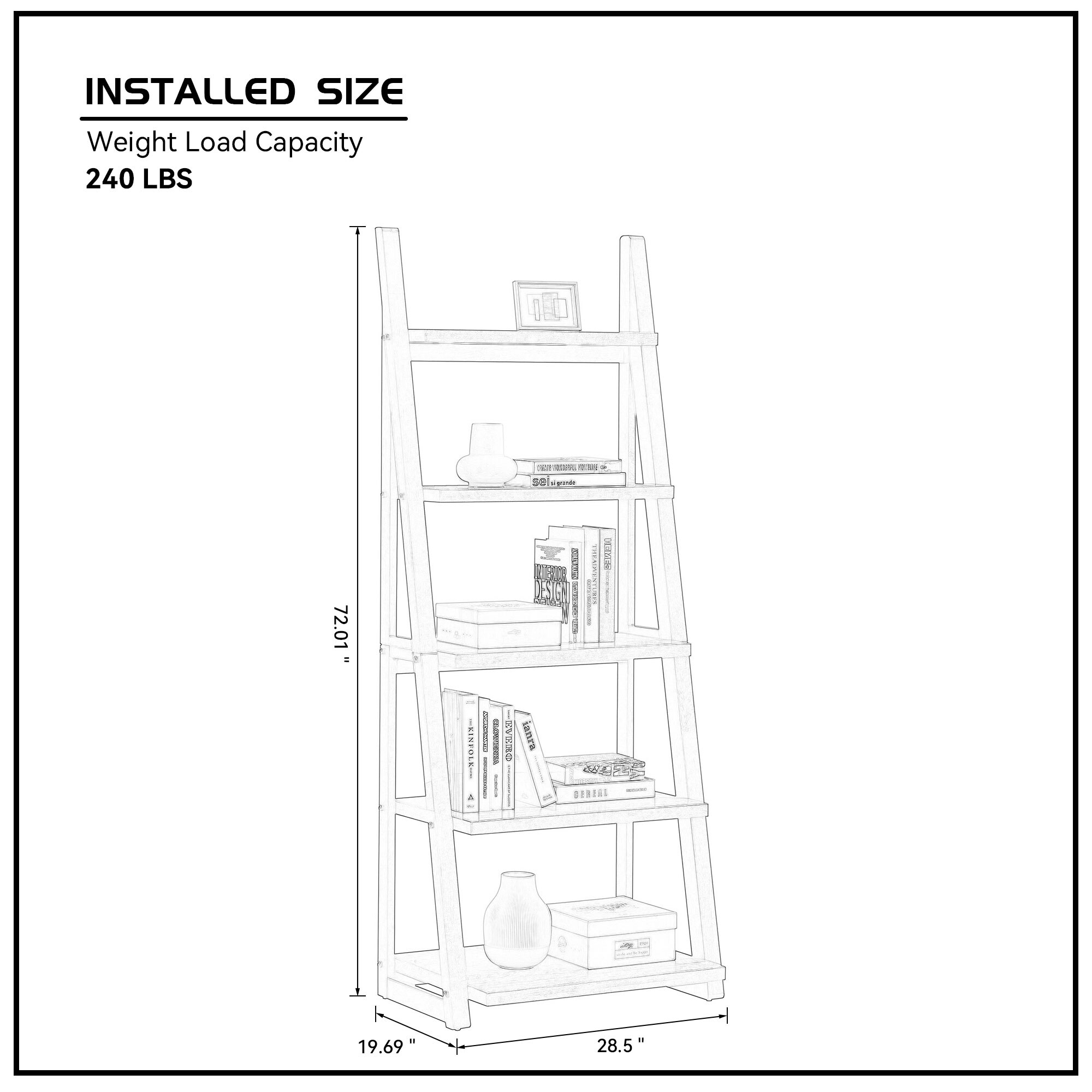 GDFStudio 342570 Bathroom-Shelves - View #7