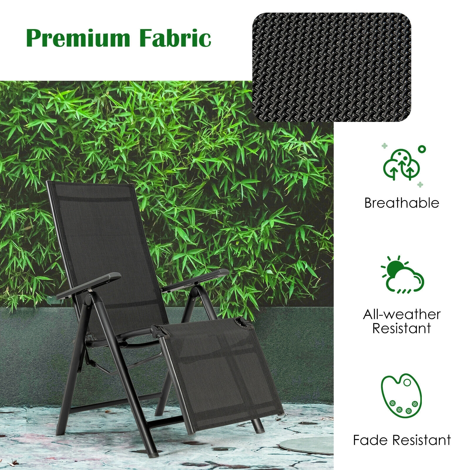 Forclover HBV-0100GR Patio-Chairs - View #7