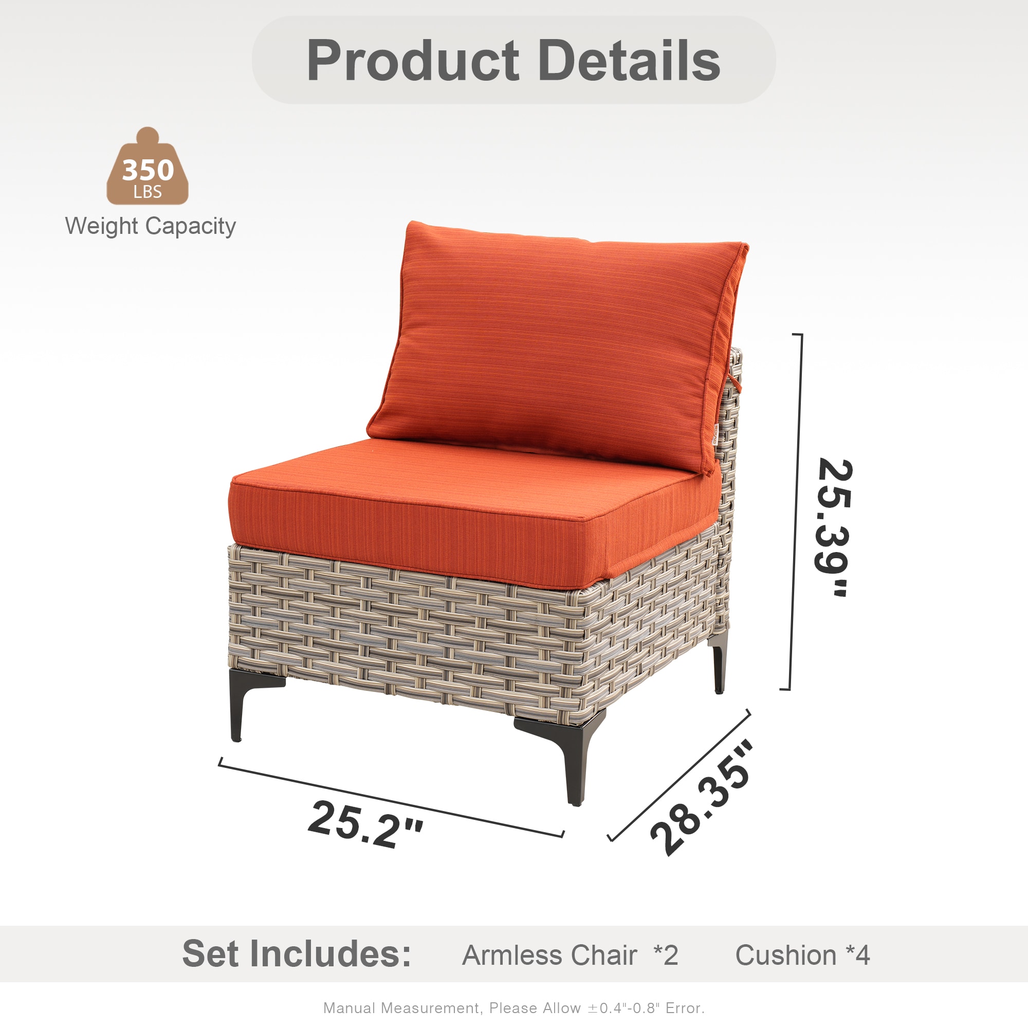 Caodoc L5-SKT800-2-1 Patio-Sofas-Daybeds - View #7