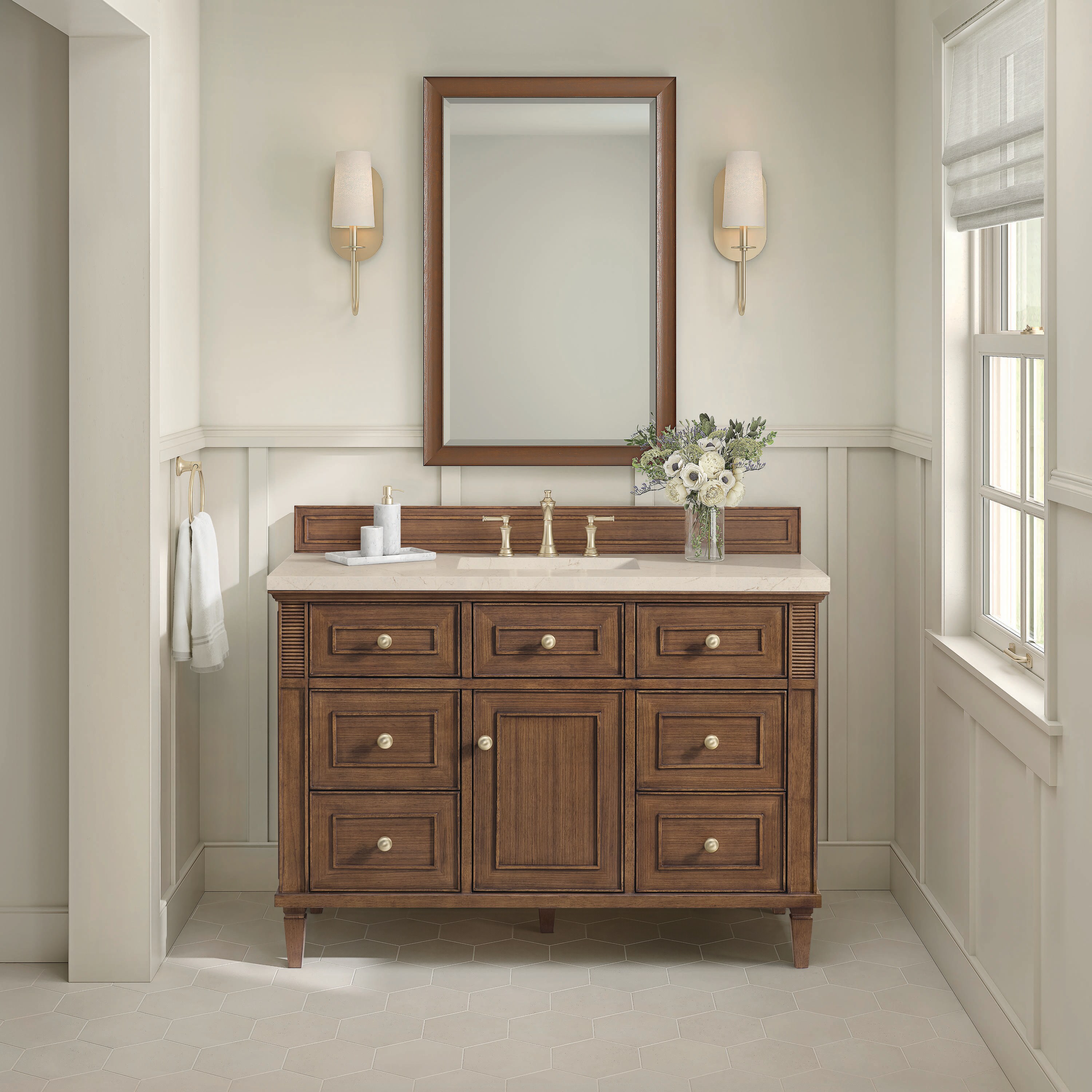 James Martin Vanities 424-V48-WLT-3EMR Bath-Vanity-Combo - View #2
