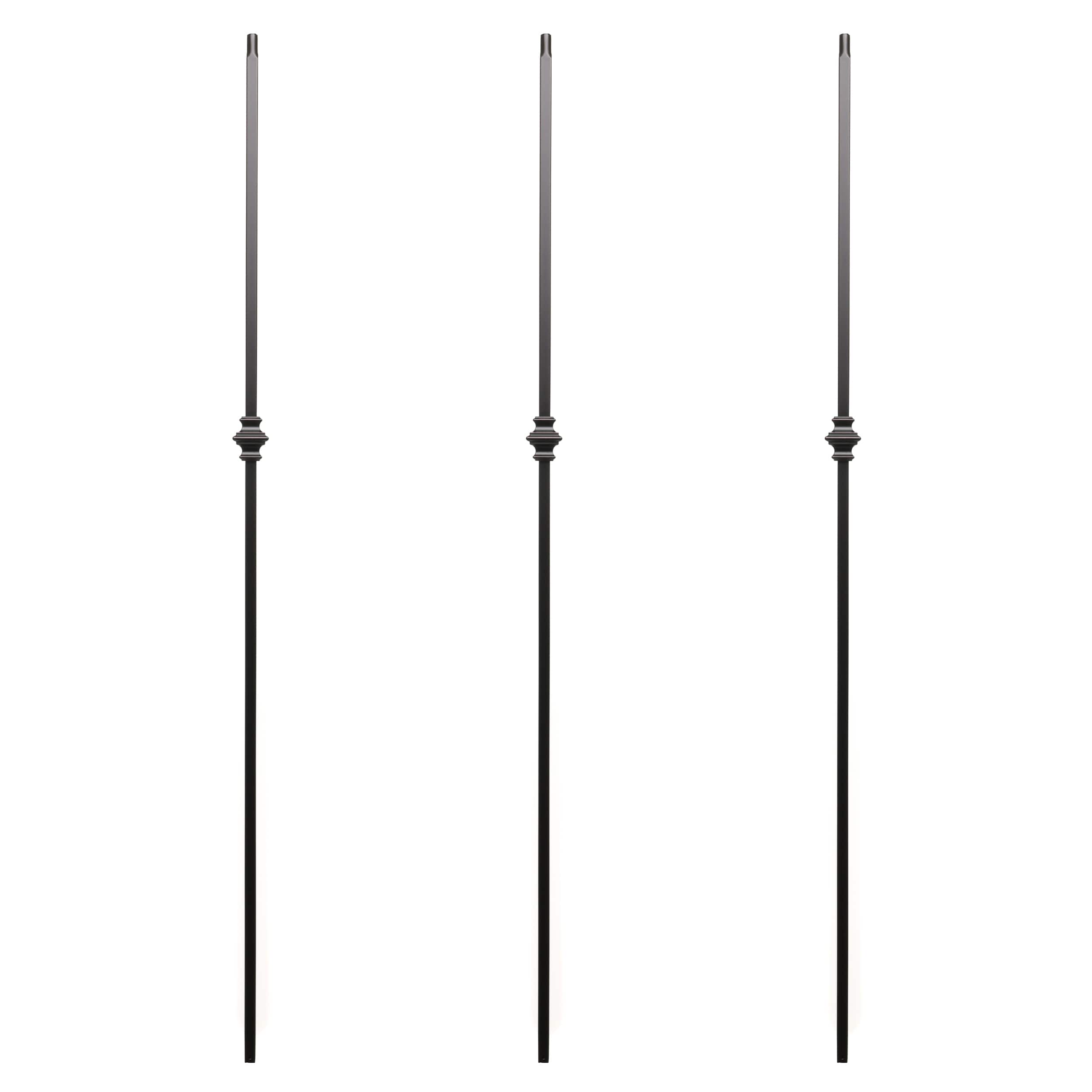 RELIABILT WGT60RC 43-in x 0.5-in Rubbed Copper Wrought Iron Single Knuckle Stair Baluster (3-Pack)
