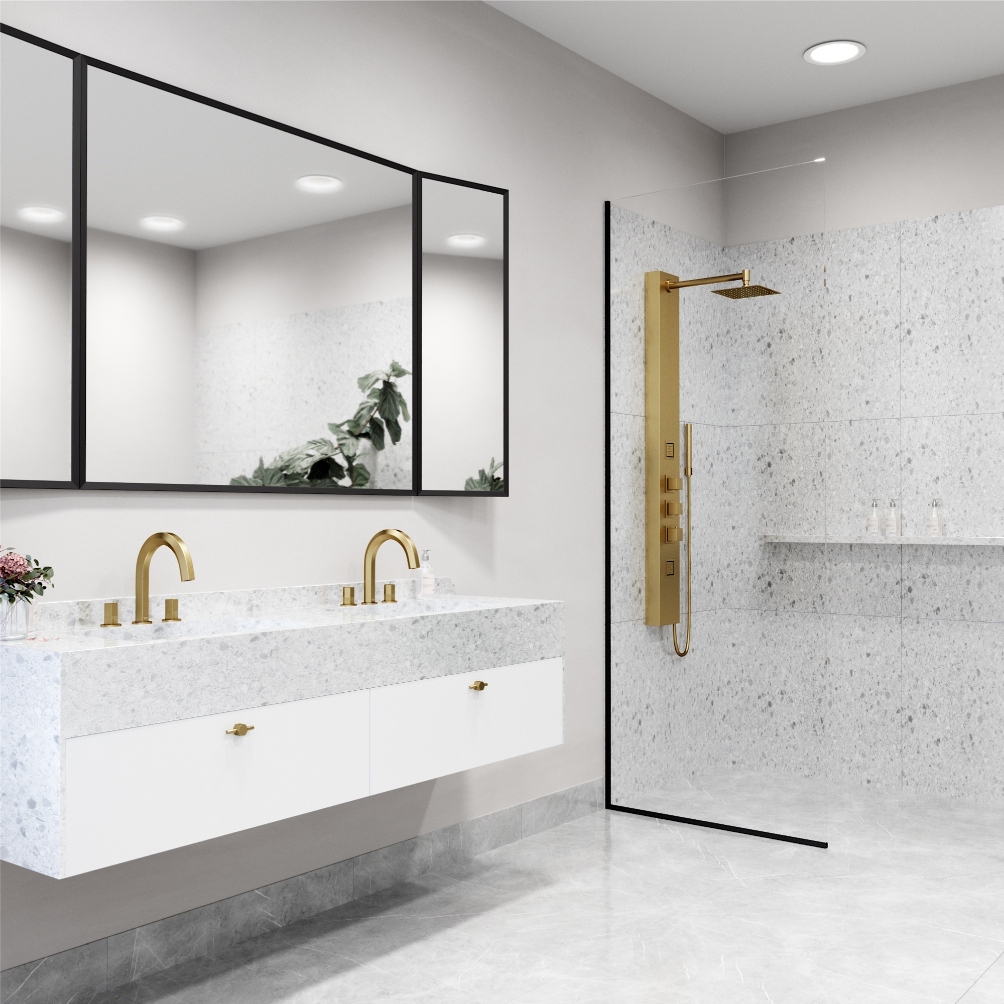 VIGO VG08012MG Showerhead-Bar-Panels - View #10