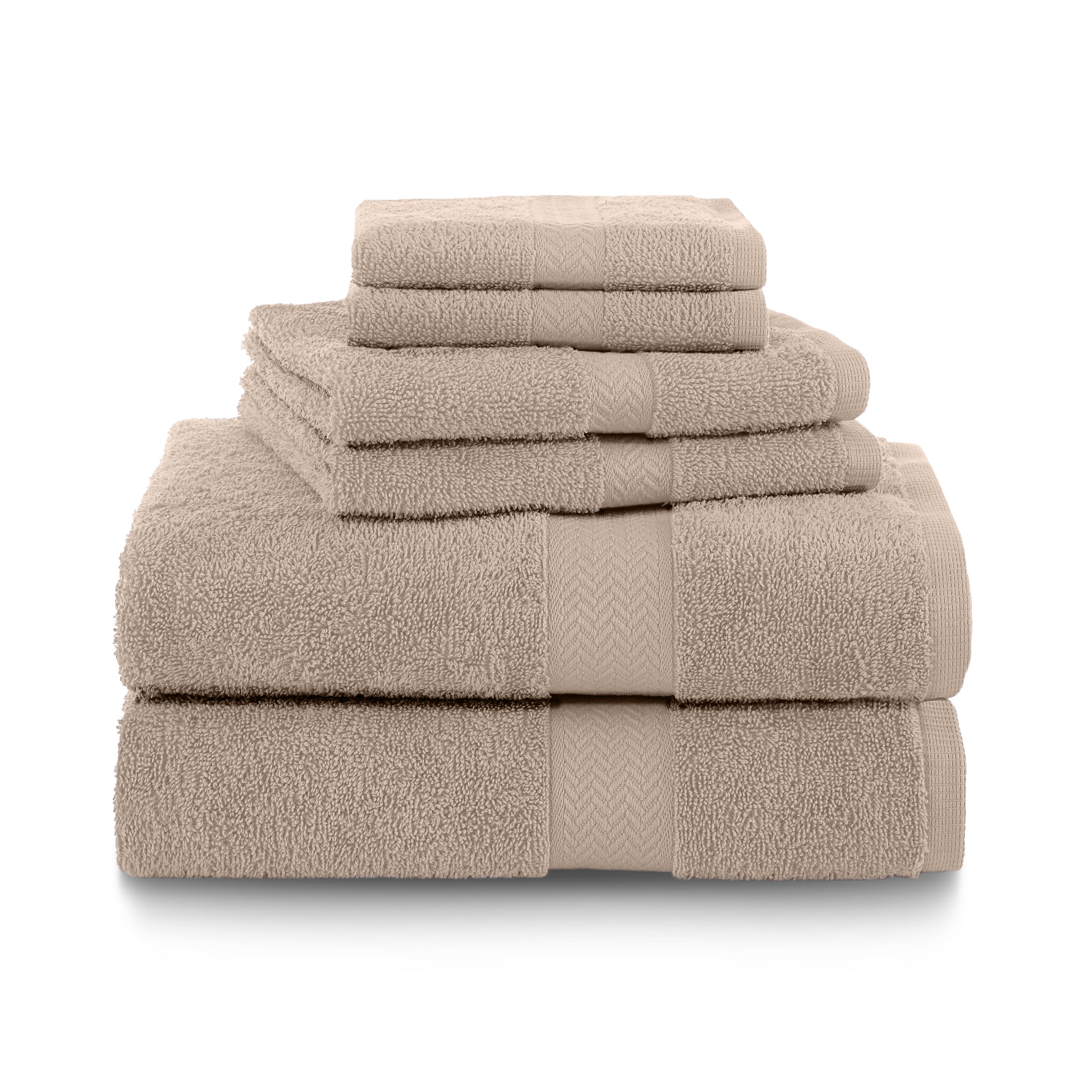WestPoint Home 079465027501 Sand Cotton Quick Dry Bath Towel Set (Martex Ringspun Towel)