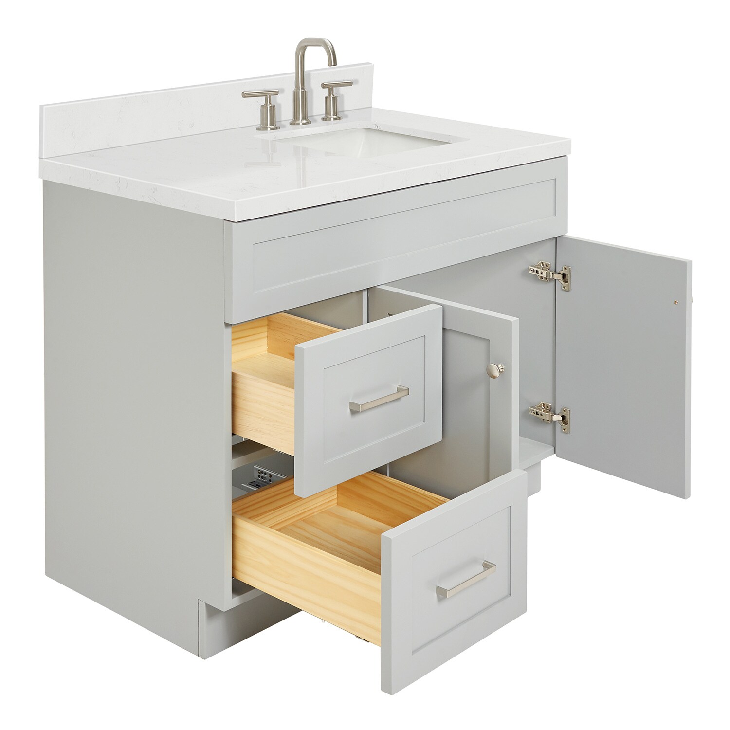 ARIEL F042SRCQRVOGRY Bath-Vanity-Combo - View #9