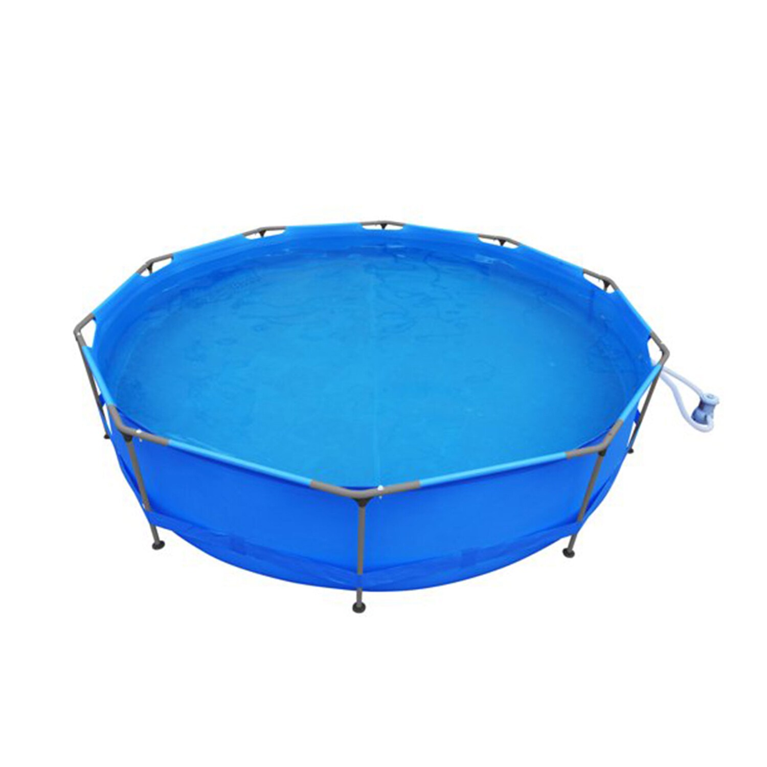 JLeisure 12-ft x 12-ft x 30-in Metal Frame Round Above-Ground Pool in ...