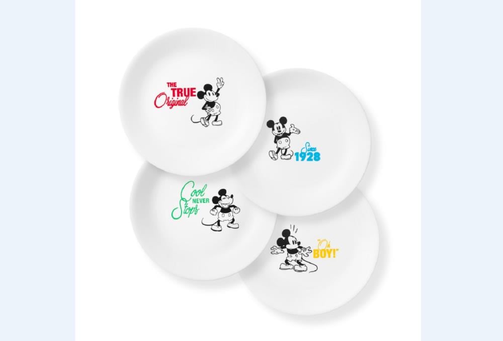 These Corelle Mickey Mouse Plates Are Too Cute! - Disney Dining