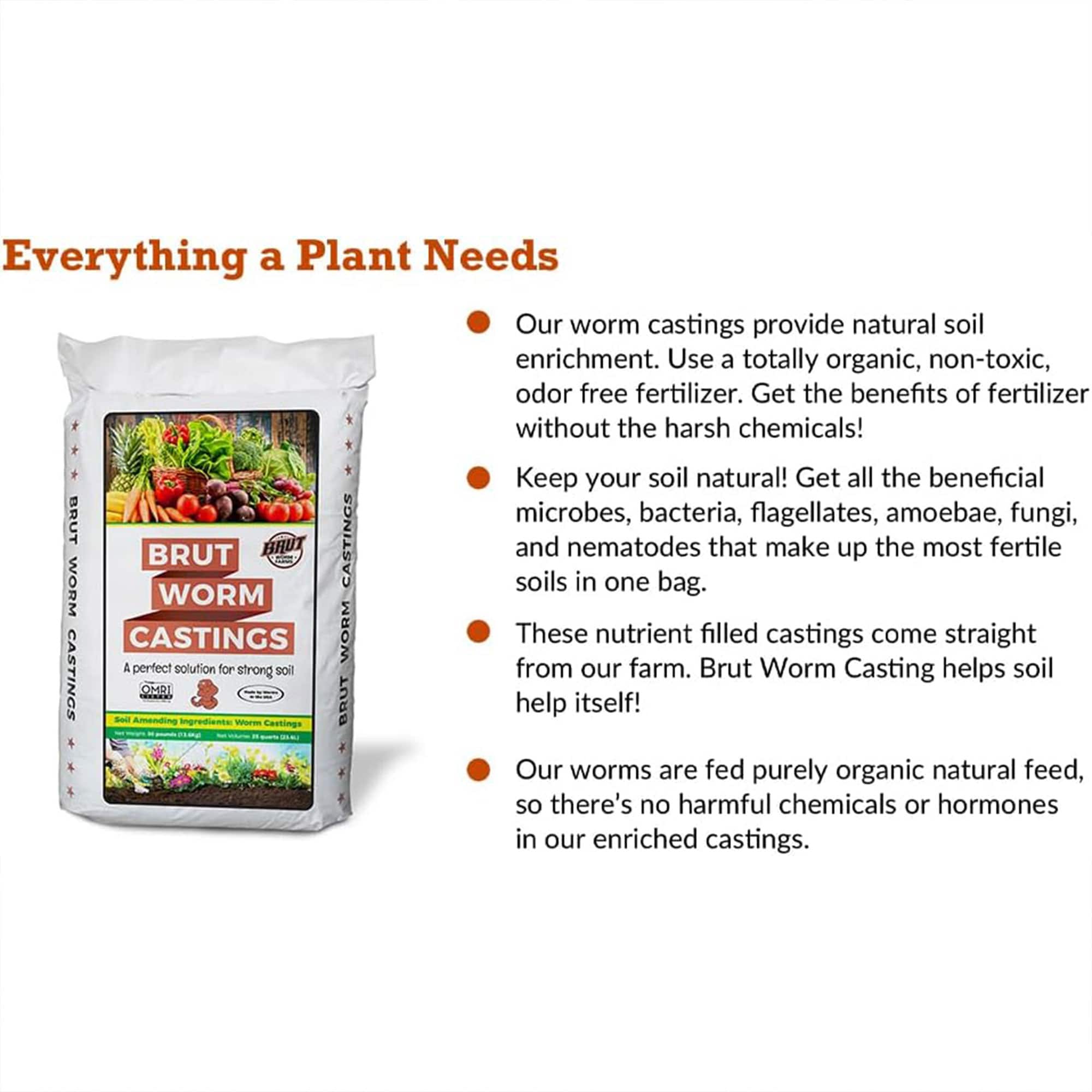 Brut Worm Farms 222900 Garden-Soil-Soil-Amendments - View #3