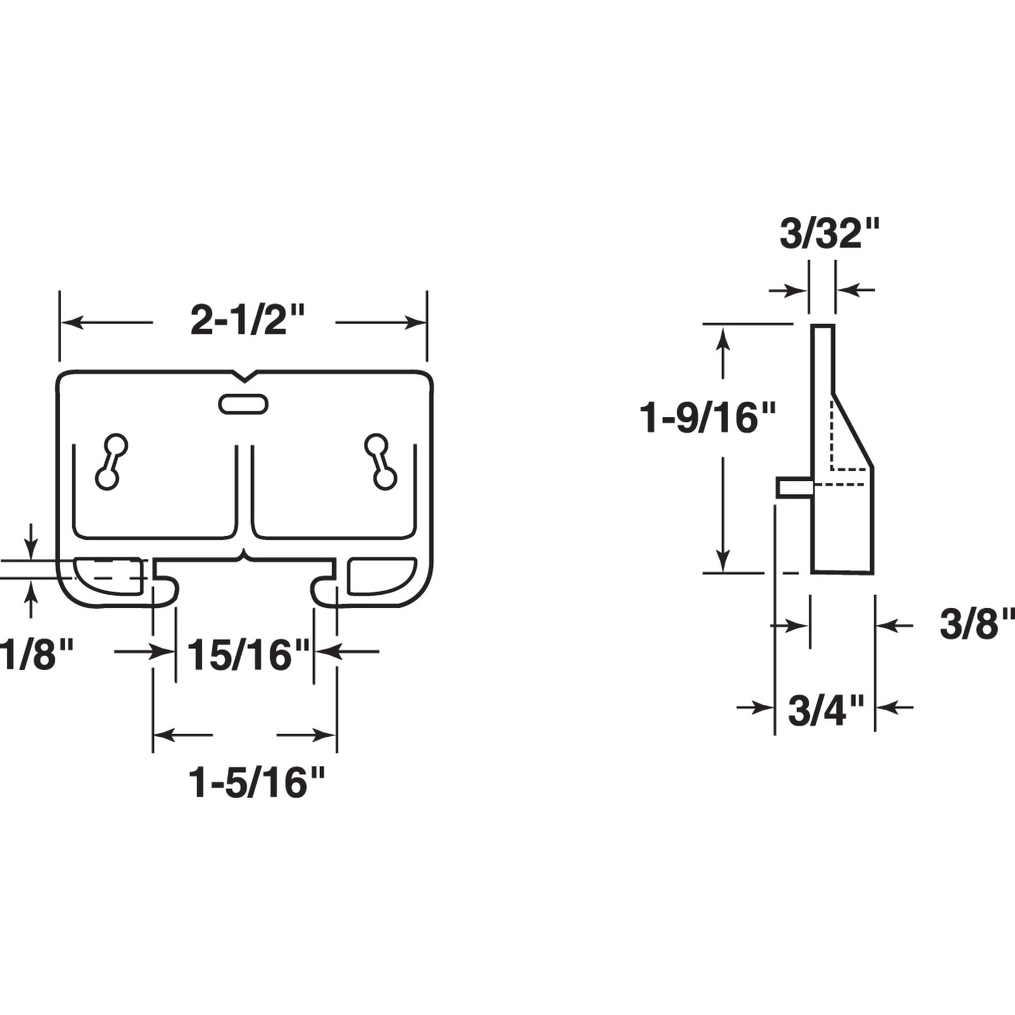 Prime-Line R 7154 Drawer-Hardware - View #2