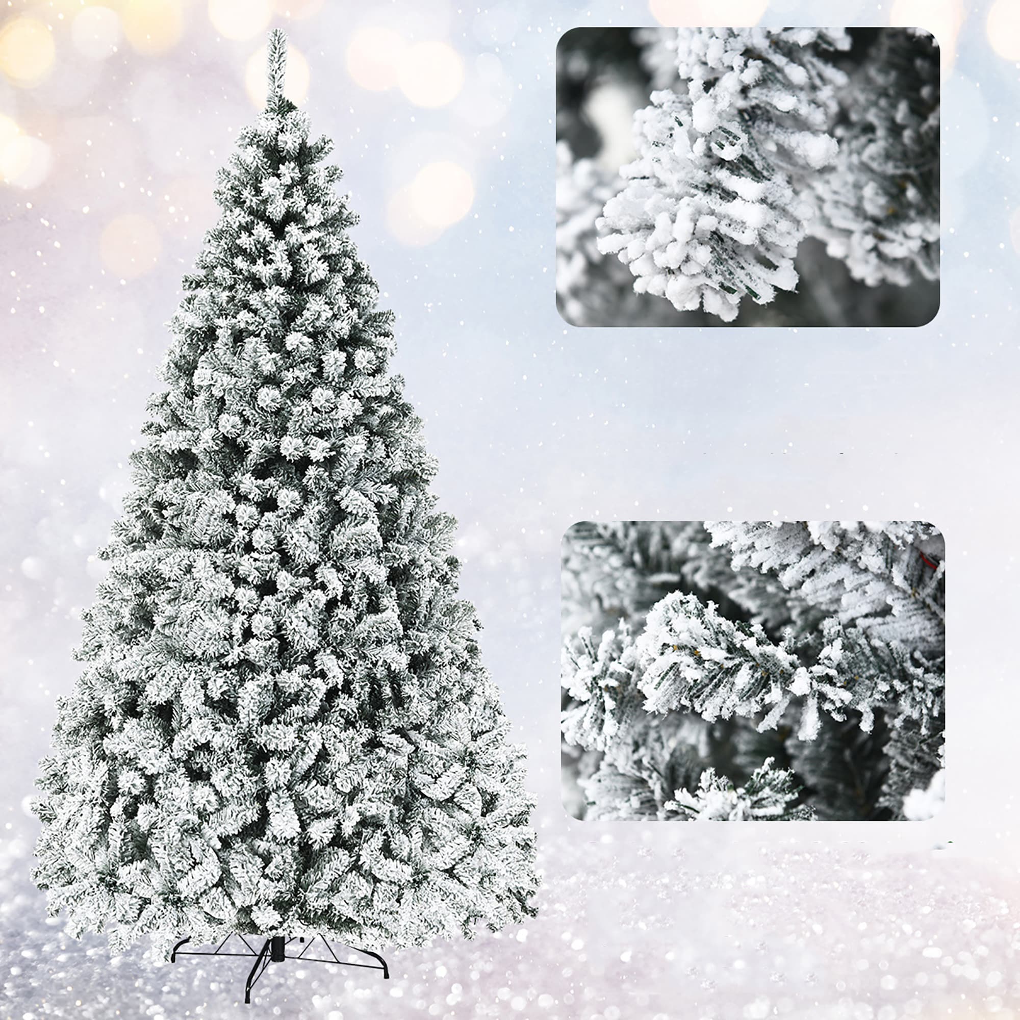 Costway CM22730 Artificial-Christmas-Trees - View #3