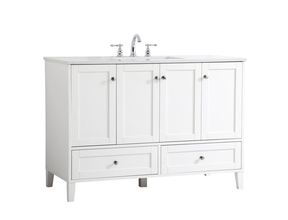 Elegant Decor FI54048WH Bath-Vanity-Combo - View #3