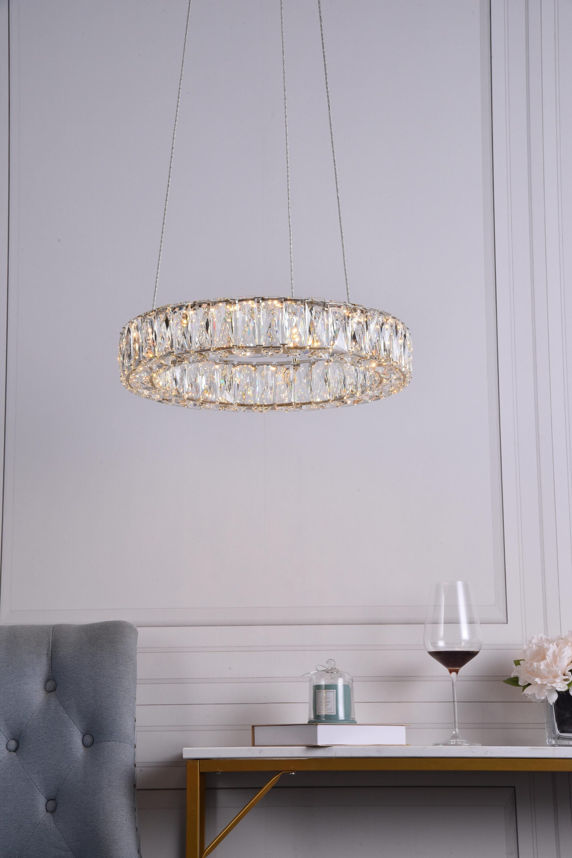 Elegant Decor HF10509D17G Pendant-Lights - View #2