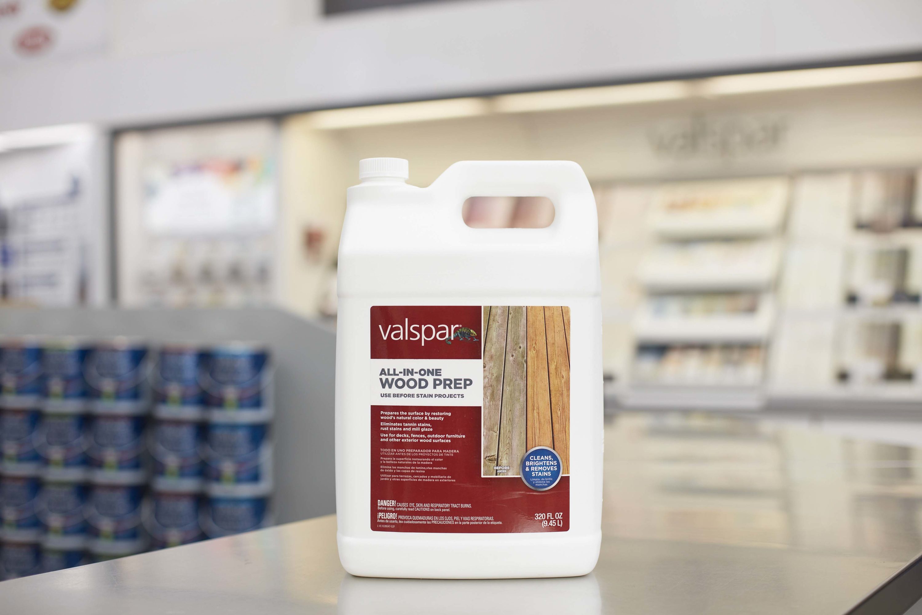 Valspar 320-fl oz Deck Cleaner in the Deck Cleaners department at