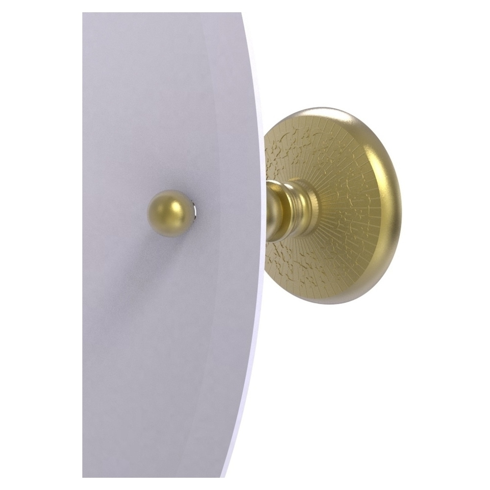 Elegant Frameless Round 22" Beveled Edge Wall Mirror