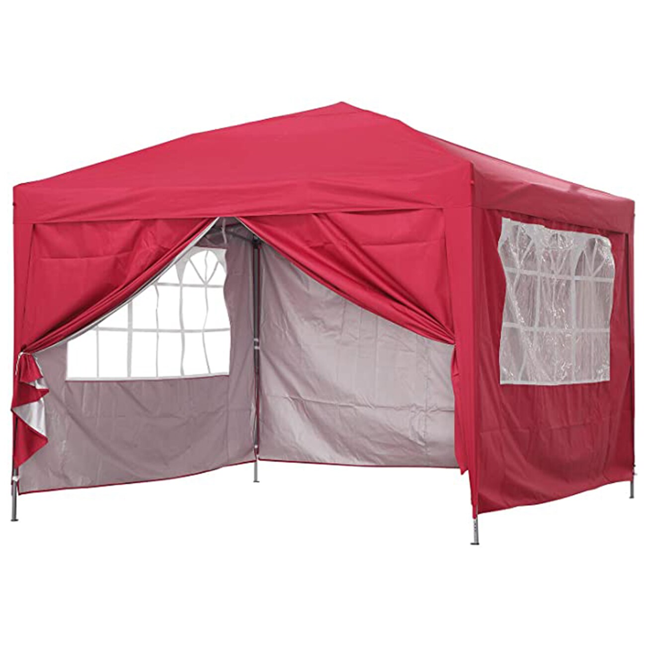 GDY 10-ft x 10-ft Square Red Pop-up Canopy GDOB-GZ033RE at Lowes.com