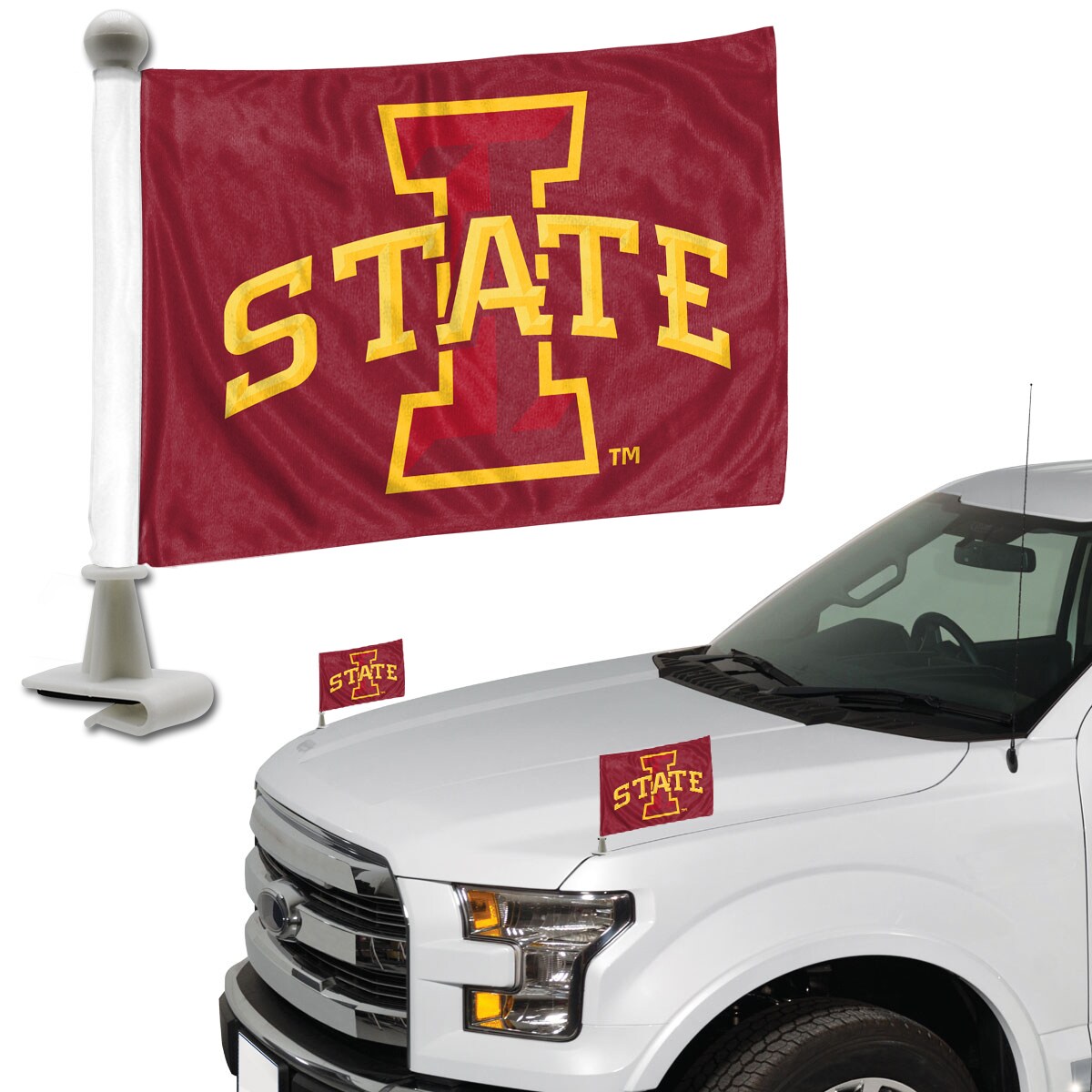 Fanmats Iowa State Cyclones Ncaa Ambassador Flags 2 Pack Flag Pair In