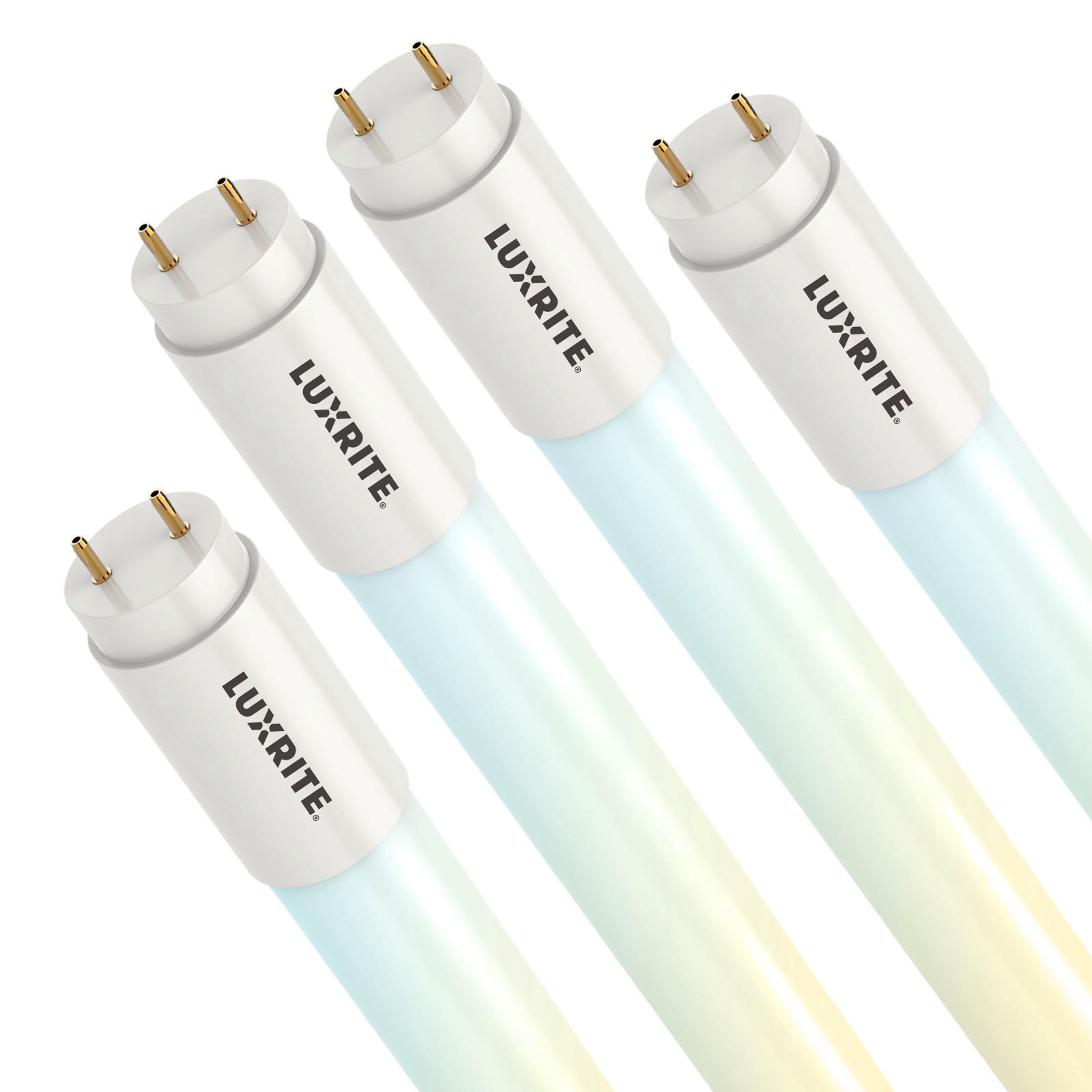 Luxrite T8 LED Bulbs 36 -Watt EQ T8 Tunable white Medium bi-pin base G13 Dimmable LED Tube Light Bulb #LR34238-4PK