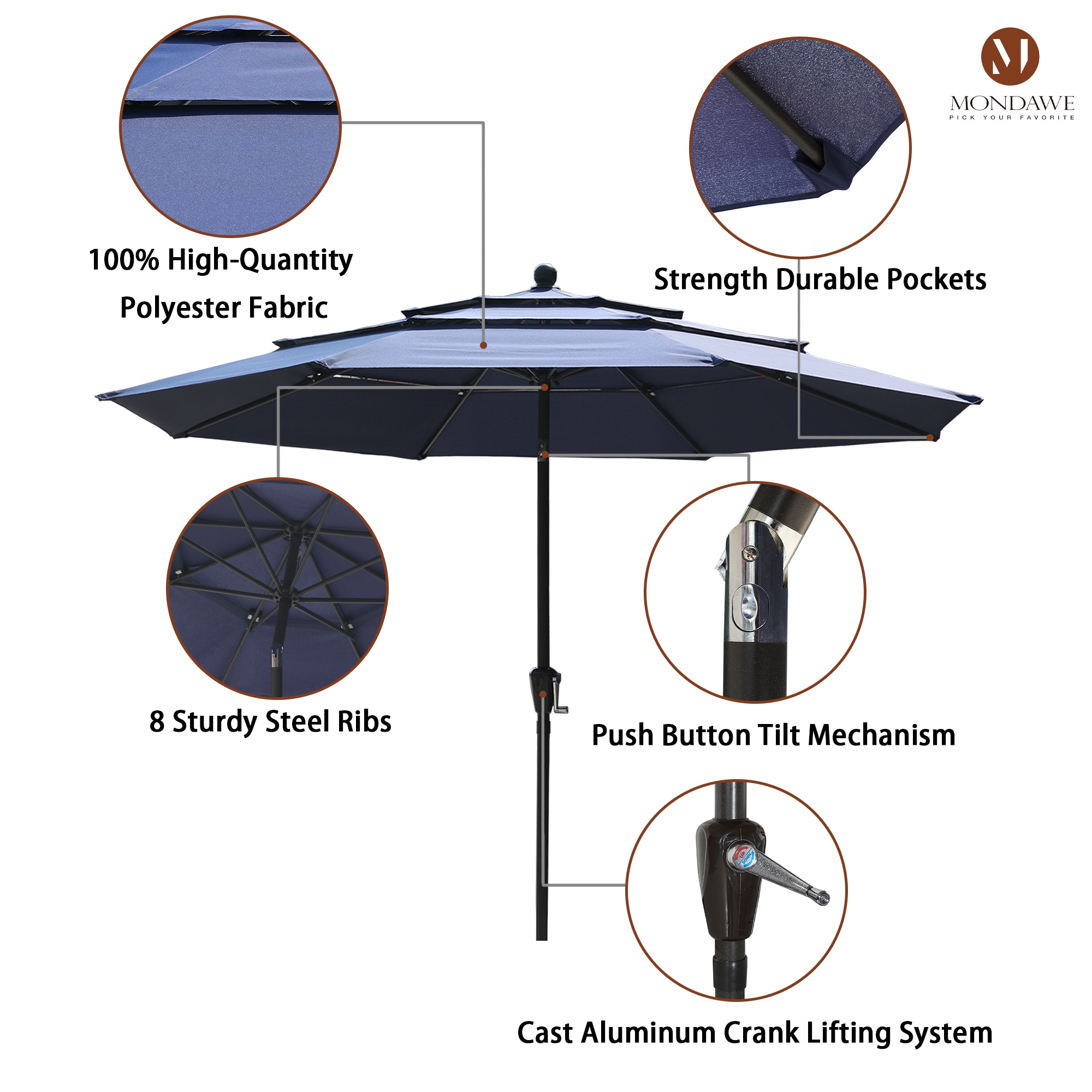 Mondawe WF-WS7940 Umbrellas-2 - View #5
